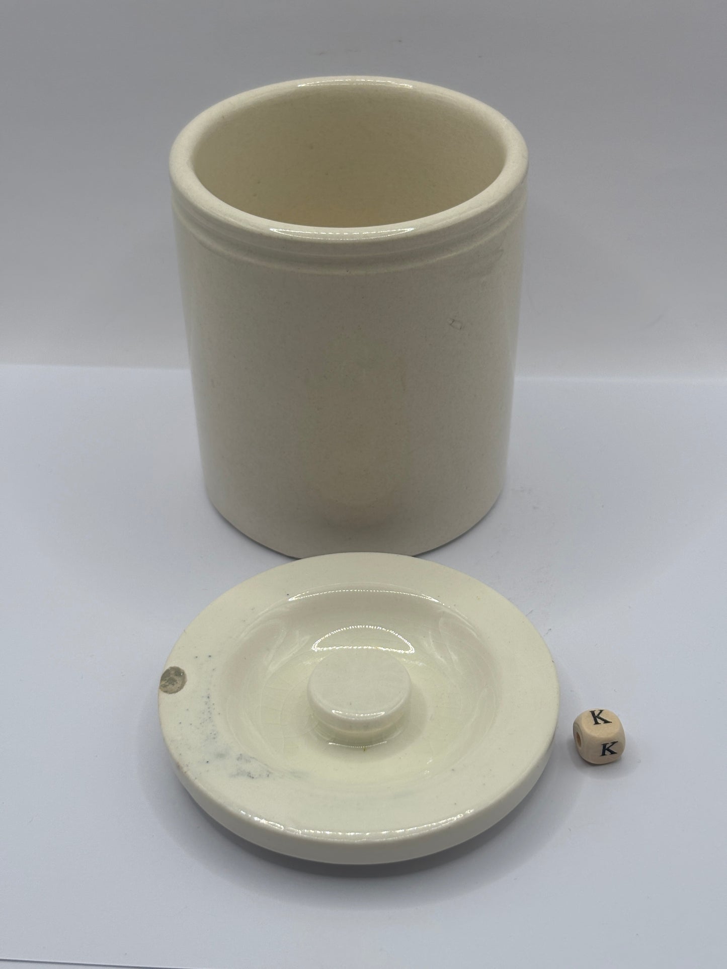 Old 1lb Frank Cooper marmalade Jar with lid (K)