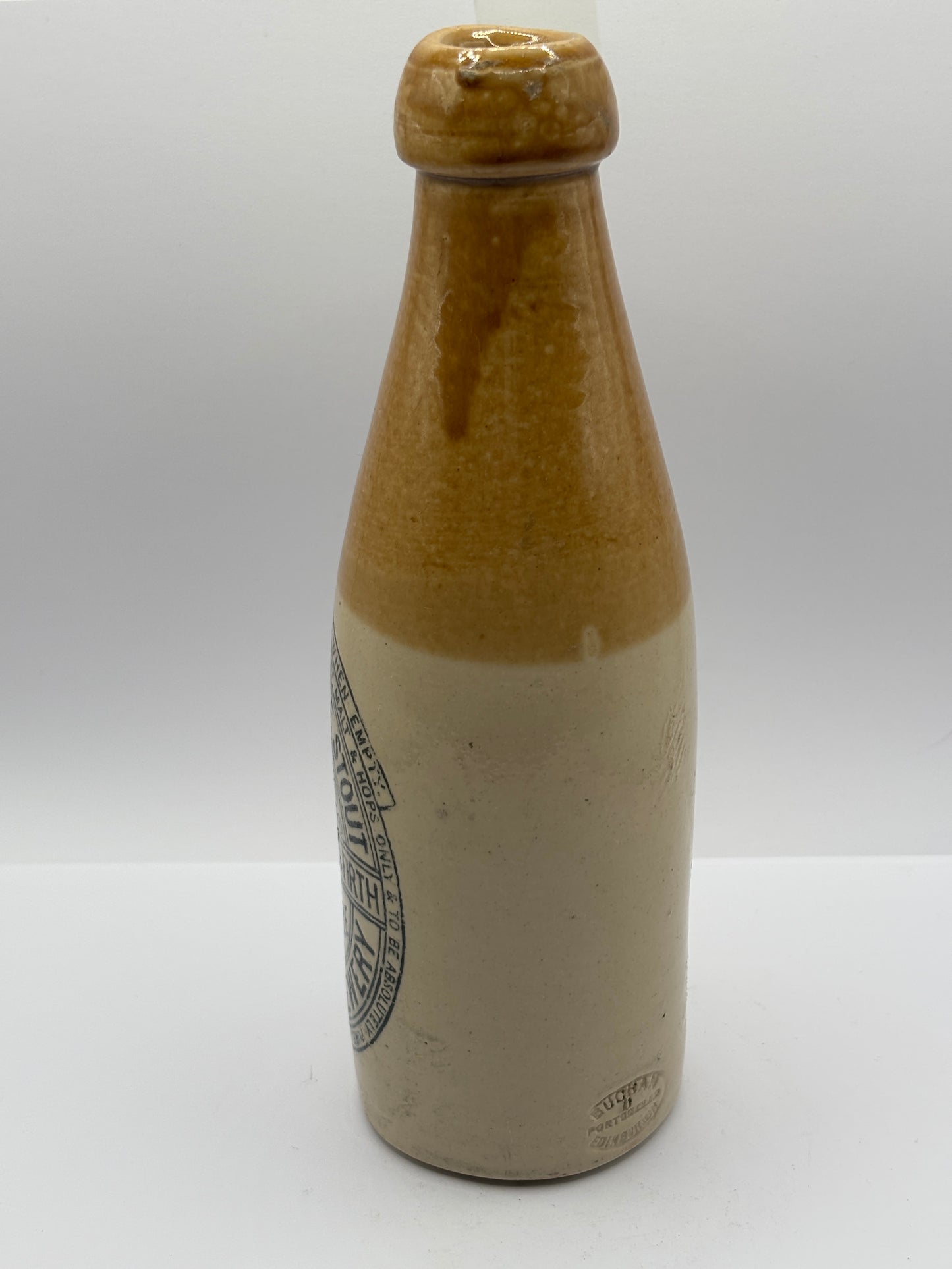 Old newcastle stout bottle, Ridley cutter & firth extra double stout