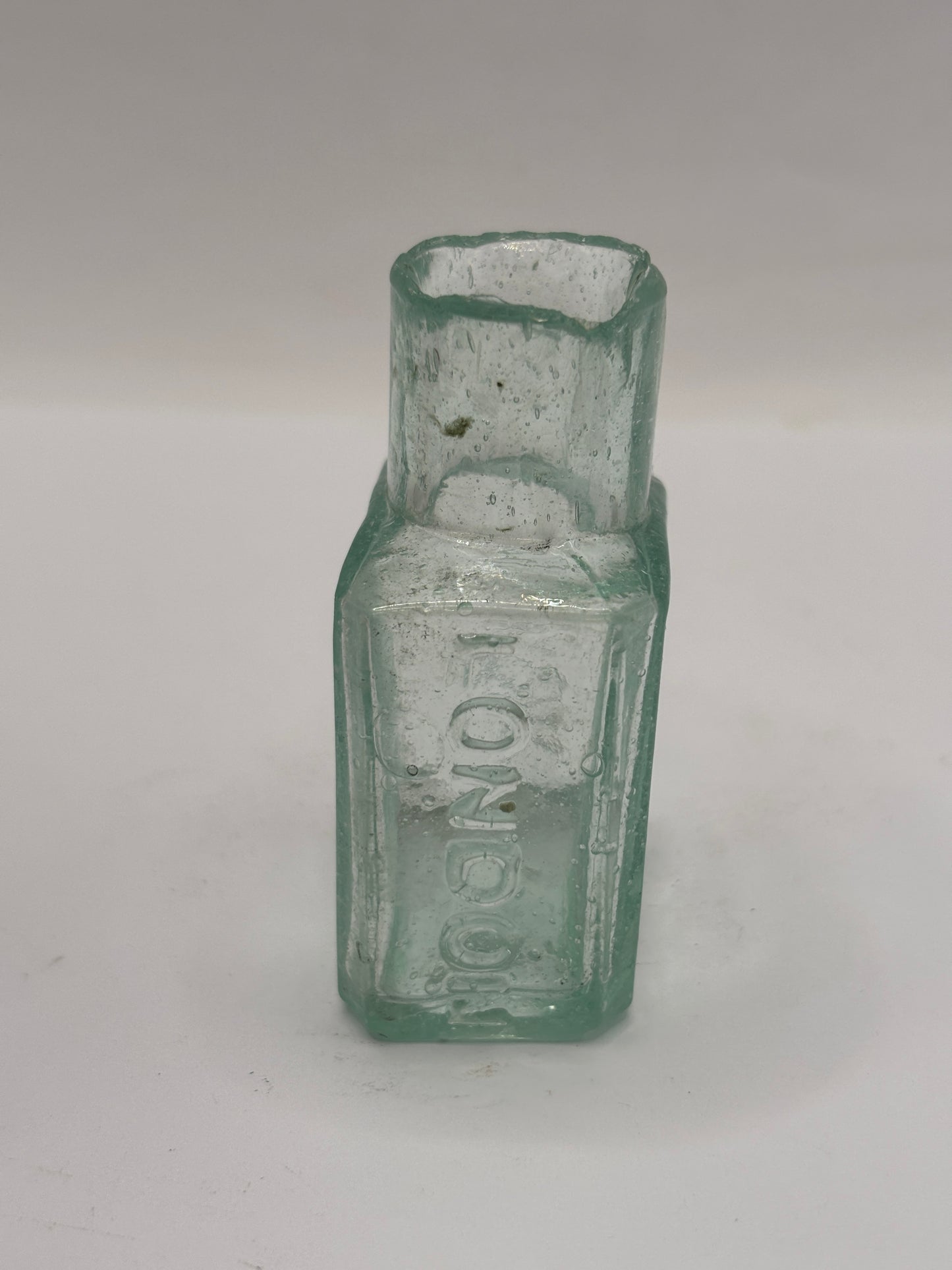 Old advertising inkwell,ink bottle. Judson London