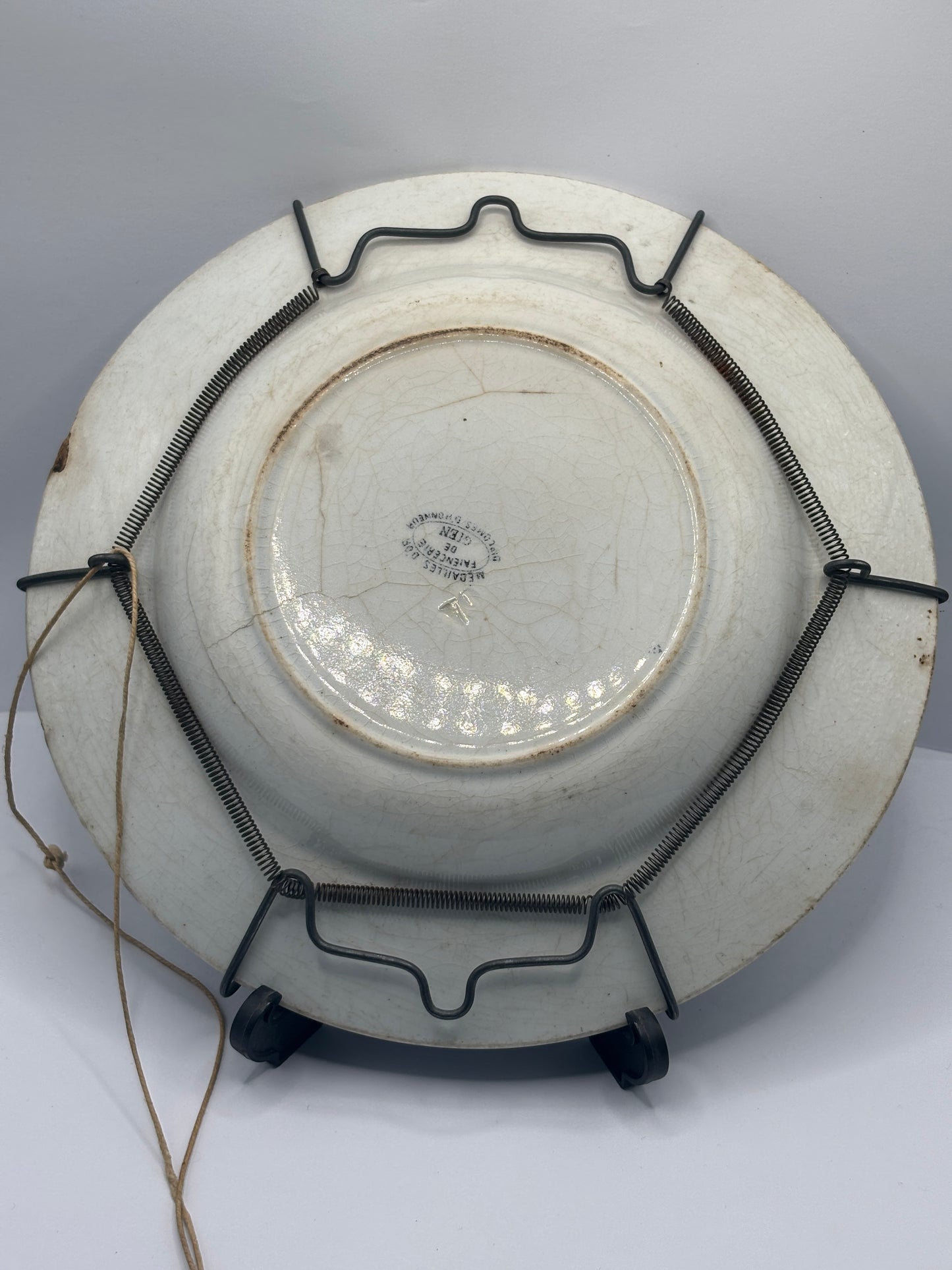 Antique french porcelain bowl, mid 19th century