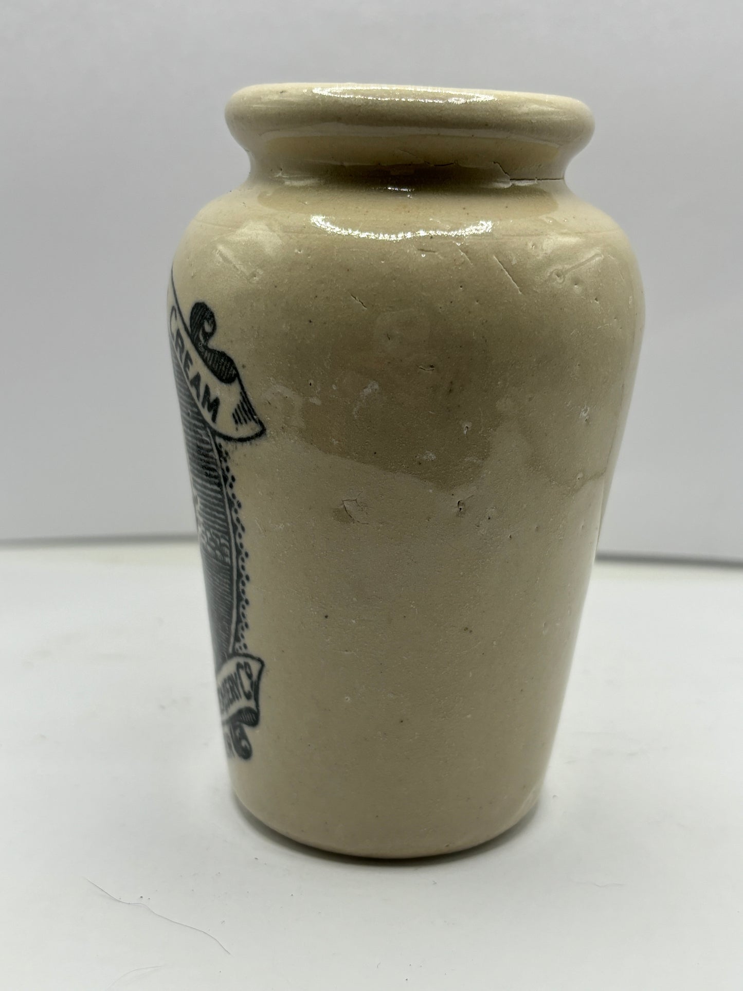 Stranraer rich preserved cream pot, milk maid