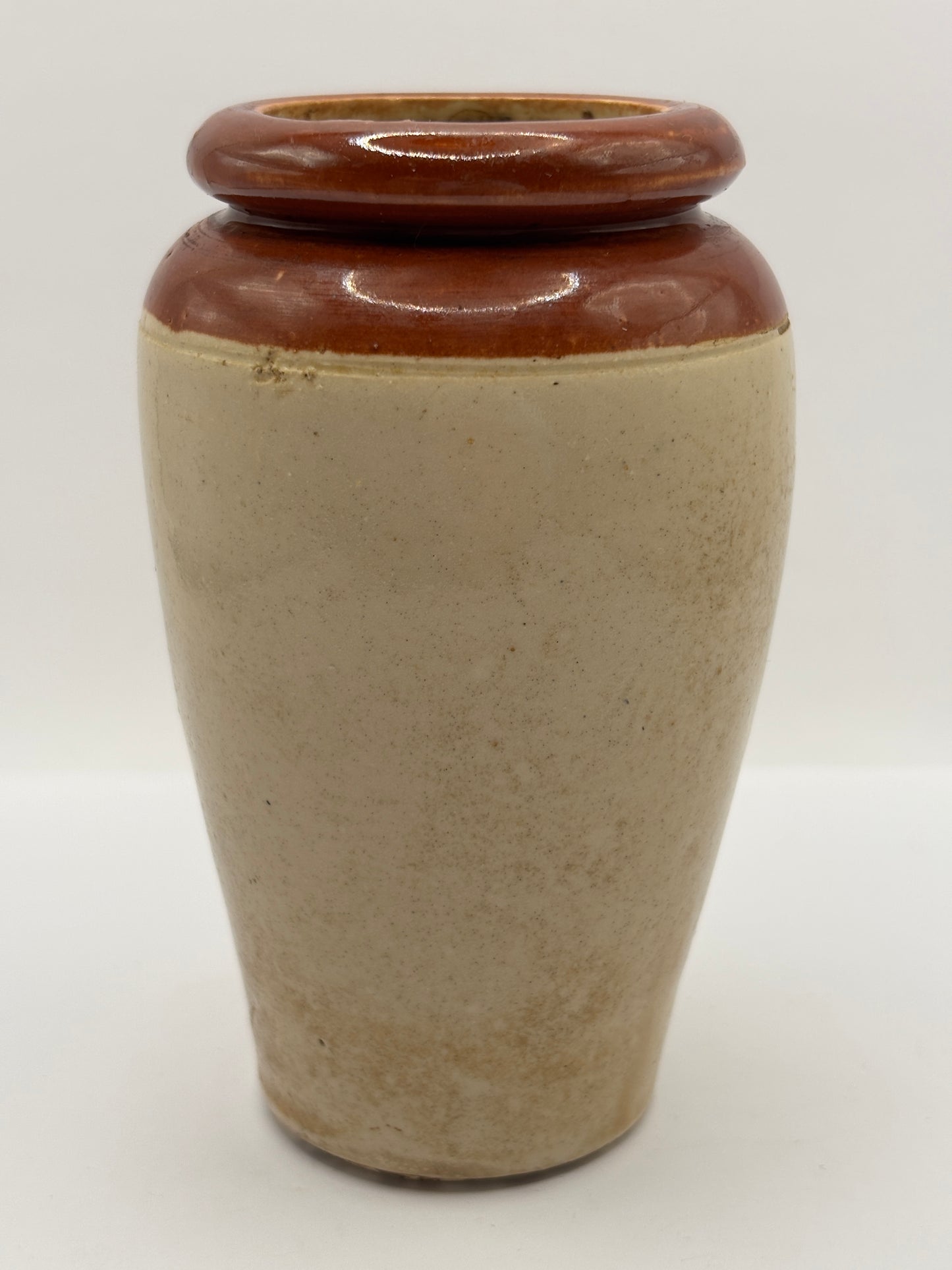 Old advertising cream pot, Huntly creamery. Milk maid. Pure rich cream