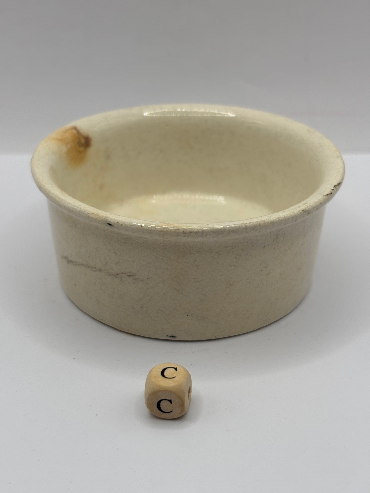 Old Plumtree advertising meat paste pot (C)