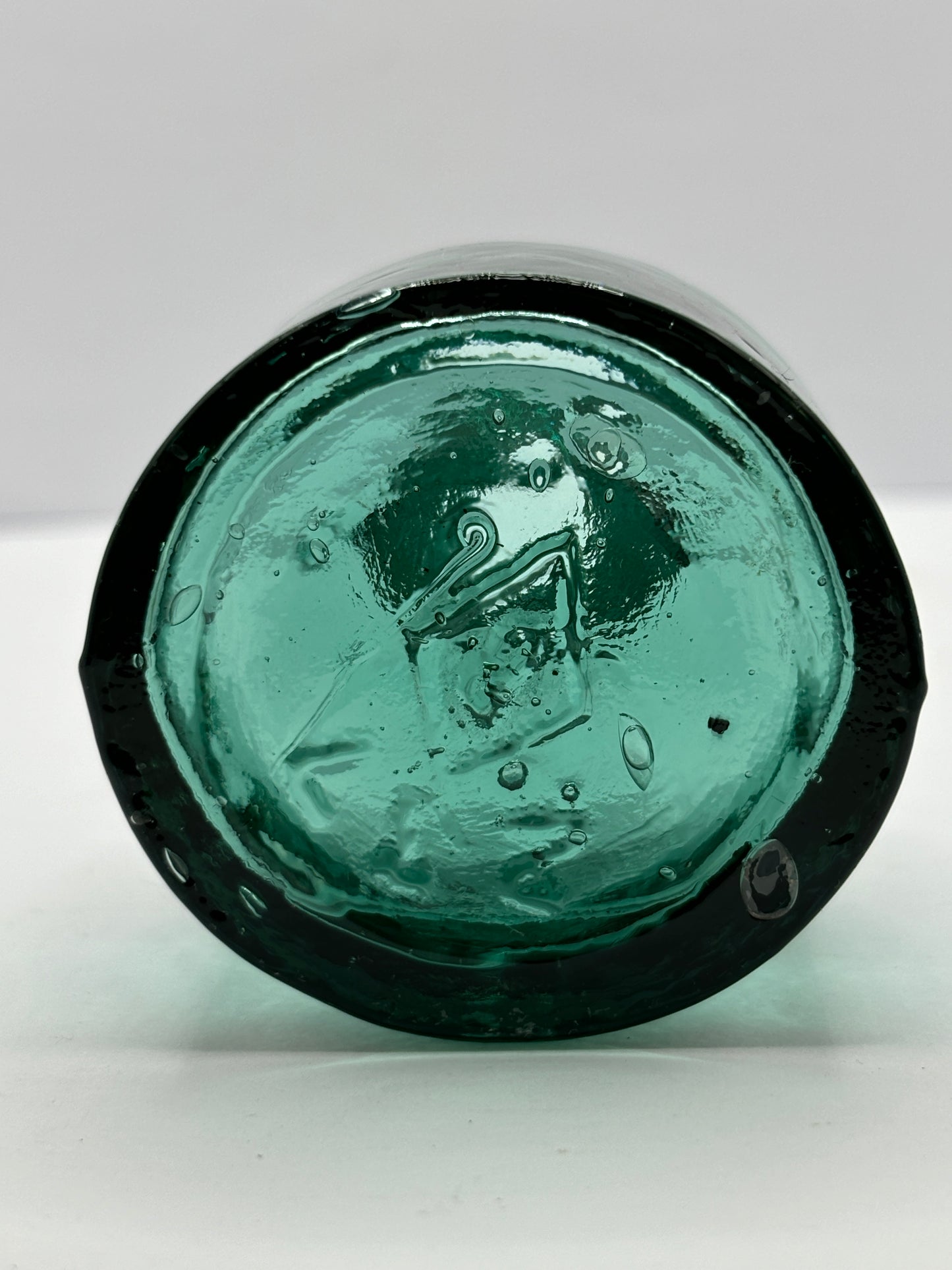 Old Dark aqua inkwell