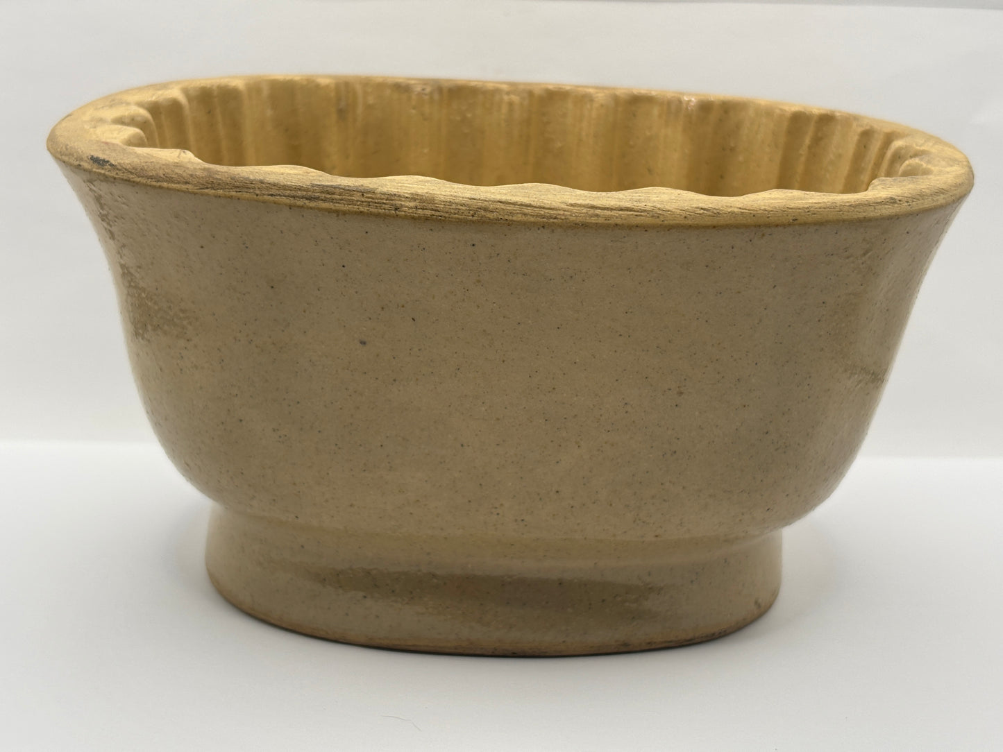 Old stoneware jelly mold