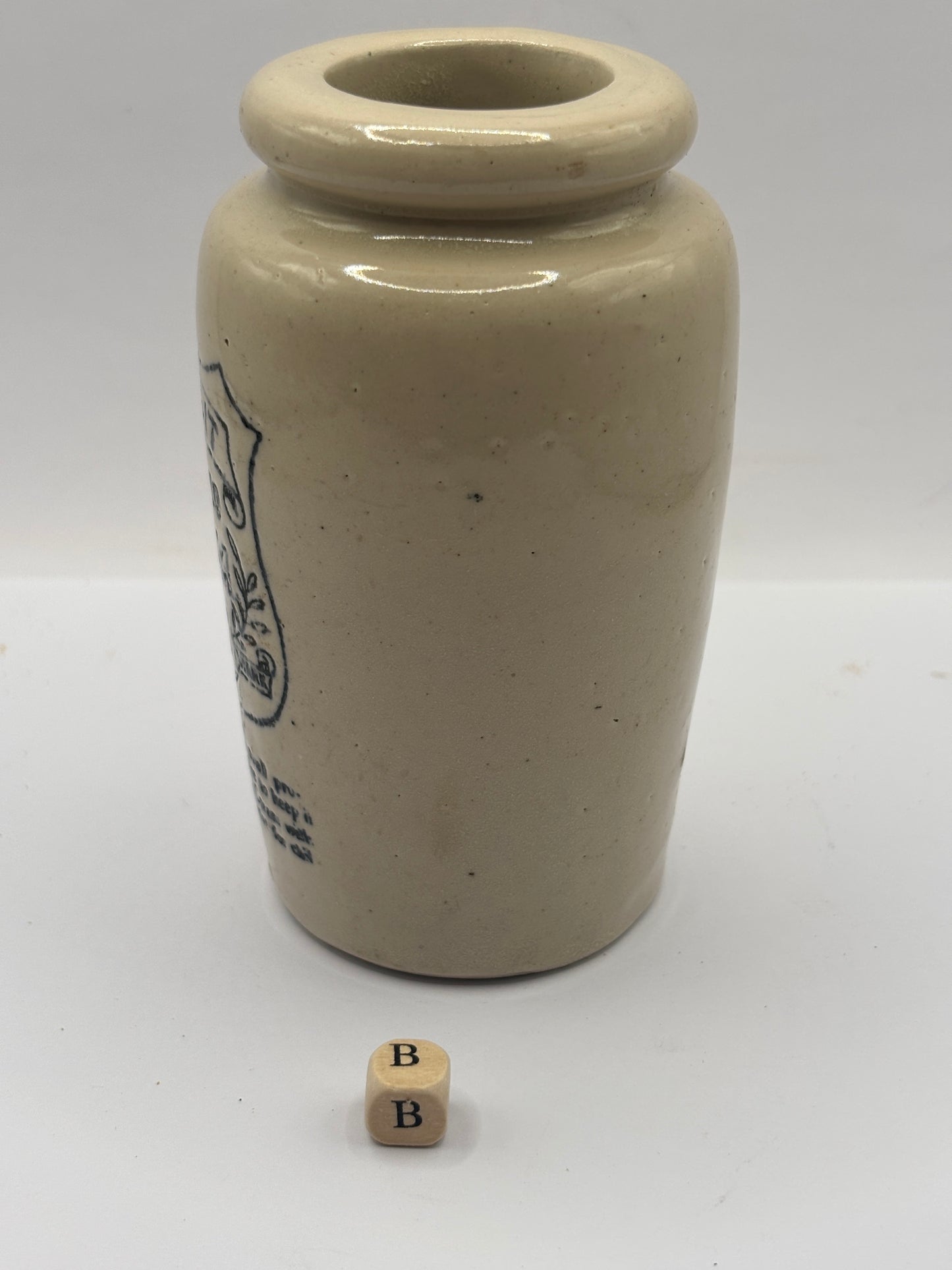 Old advertising cream pot,Dunragit preserved cream (B)