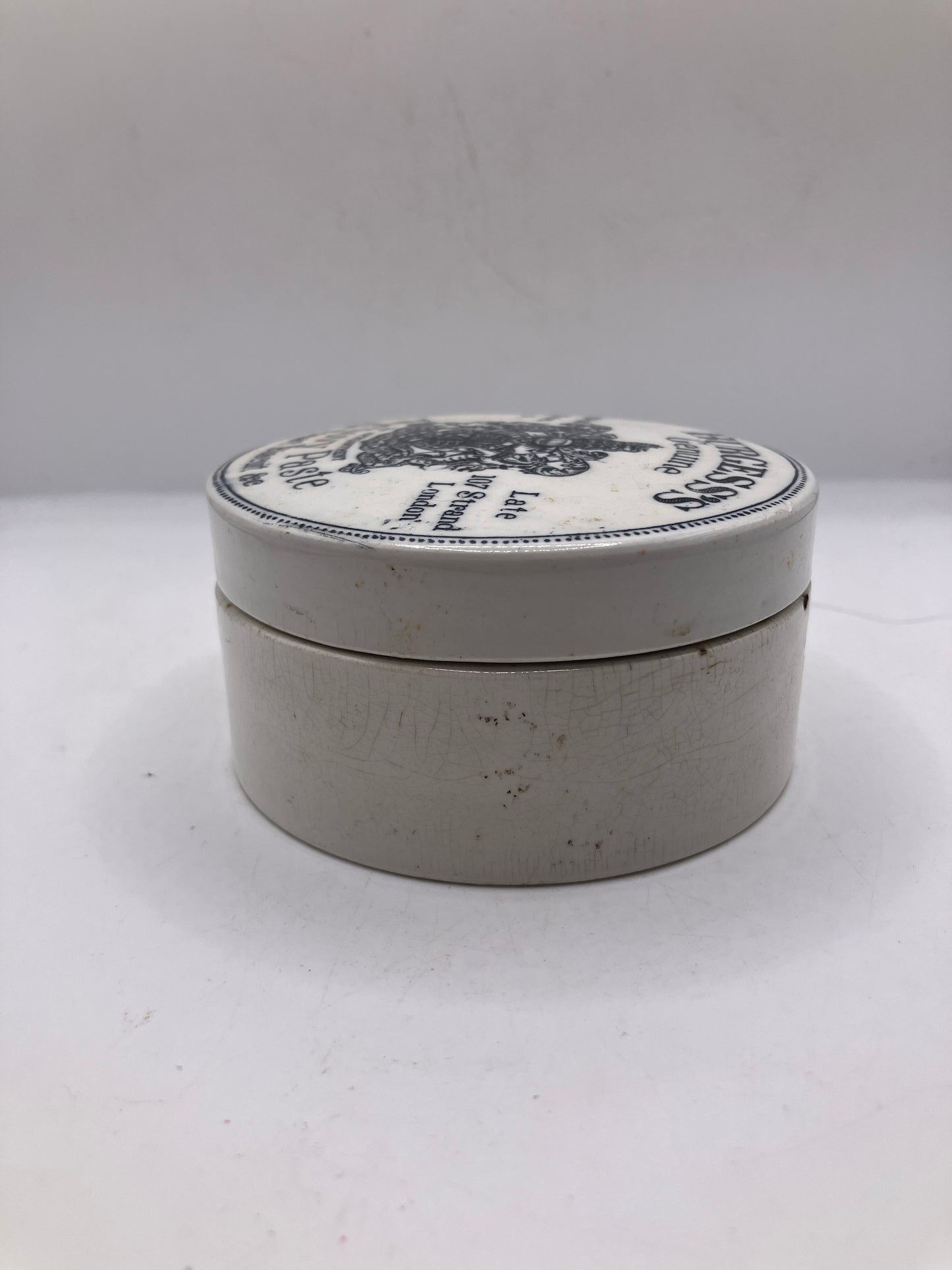 Advertising lid & base, Burgess anchovy paste