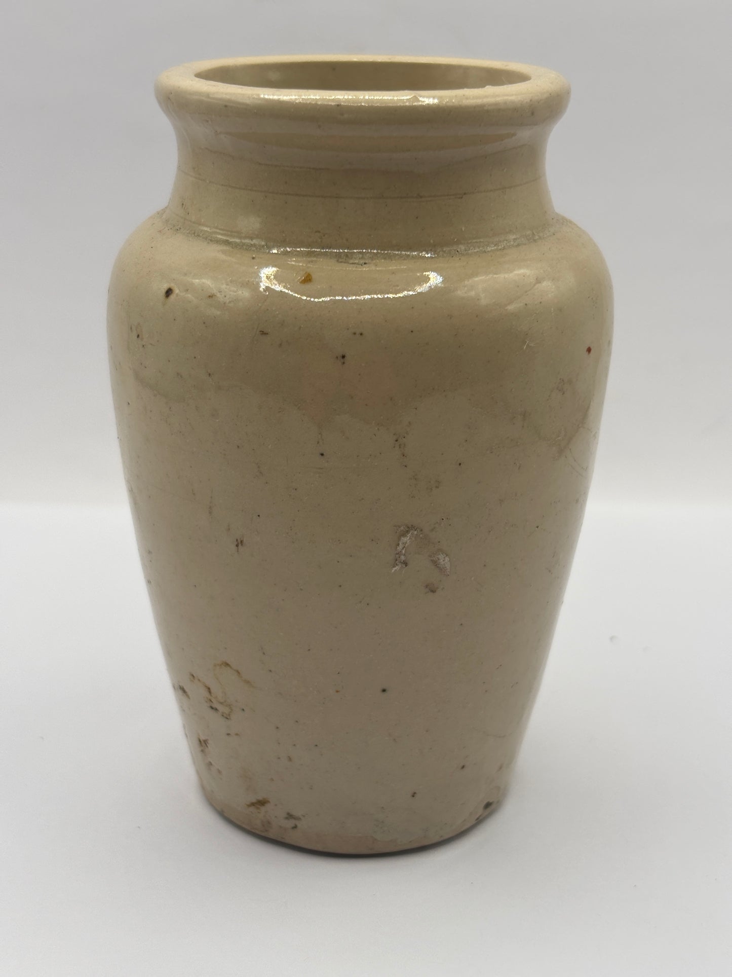 Old advertising cream pot, Carricks Cumberland dairy. Pure thick cream