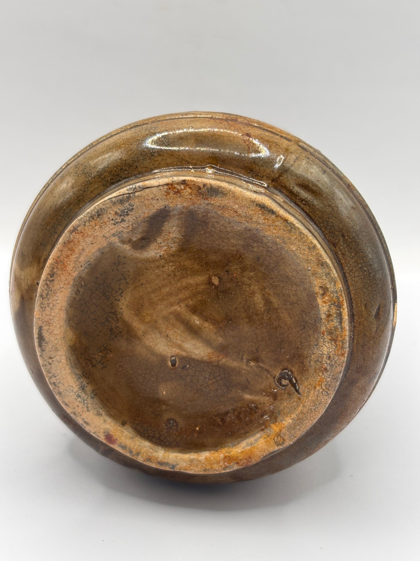 Old stoneware advertising inhaler, Hockins Bronchial inhaler