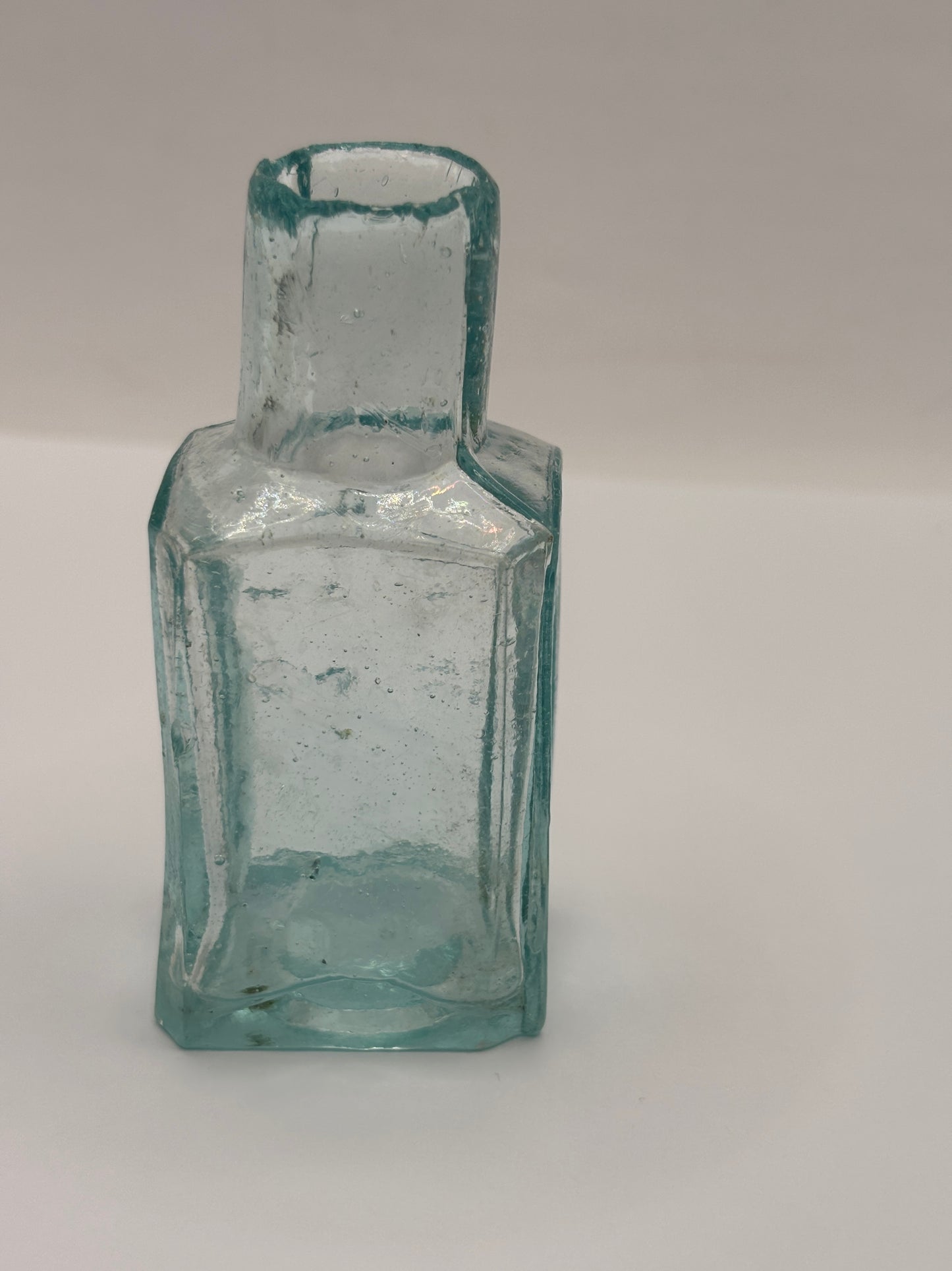 Old advertising inkwell,ink bottle, Lion brand