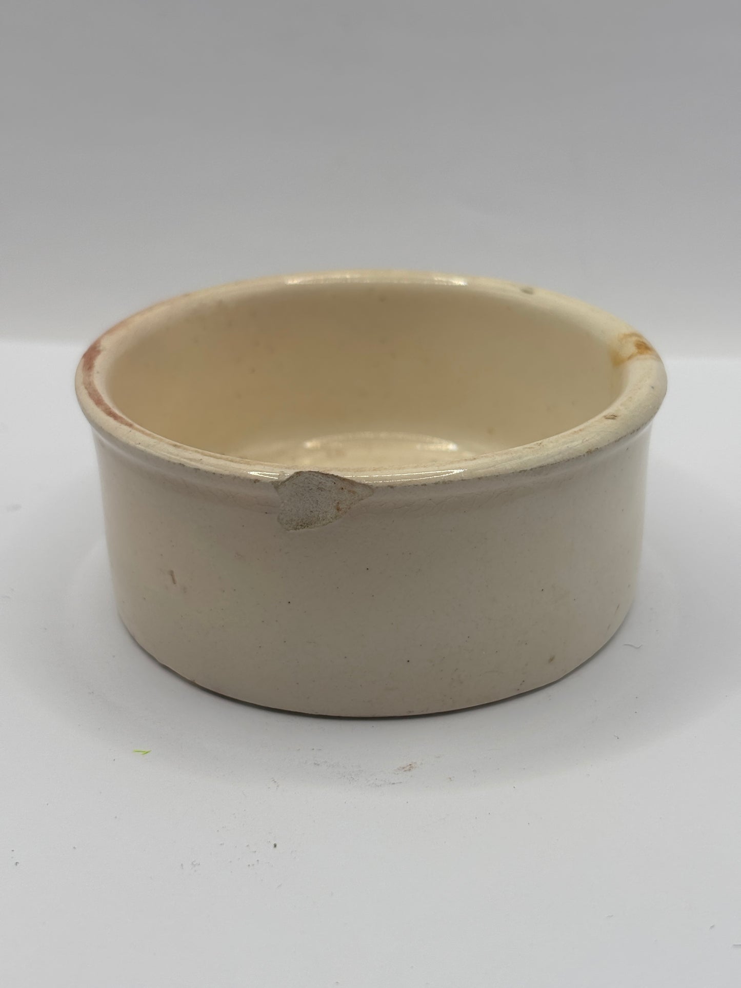 Old Shippams advertising meat paste pot, High class potted meat, Chichester