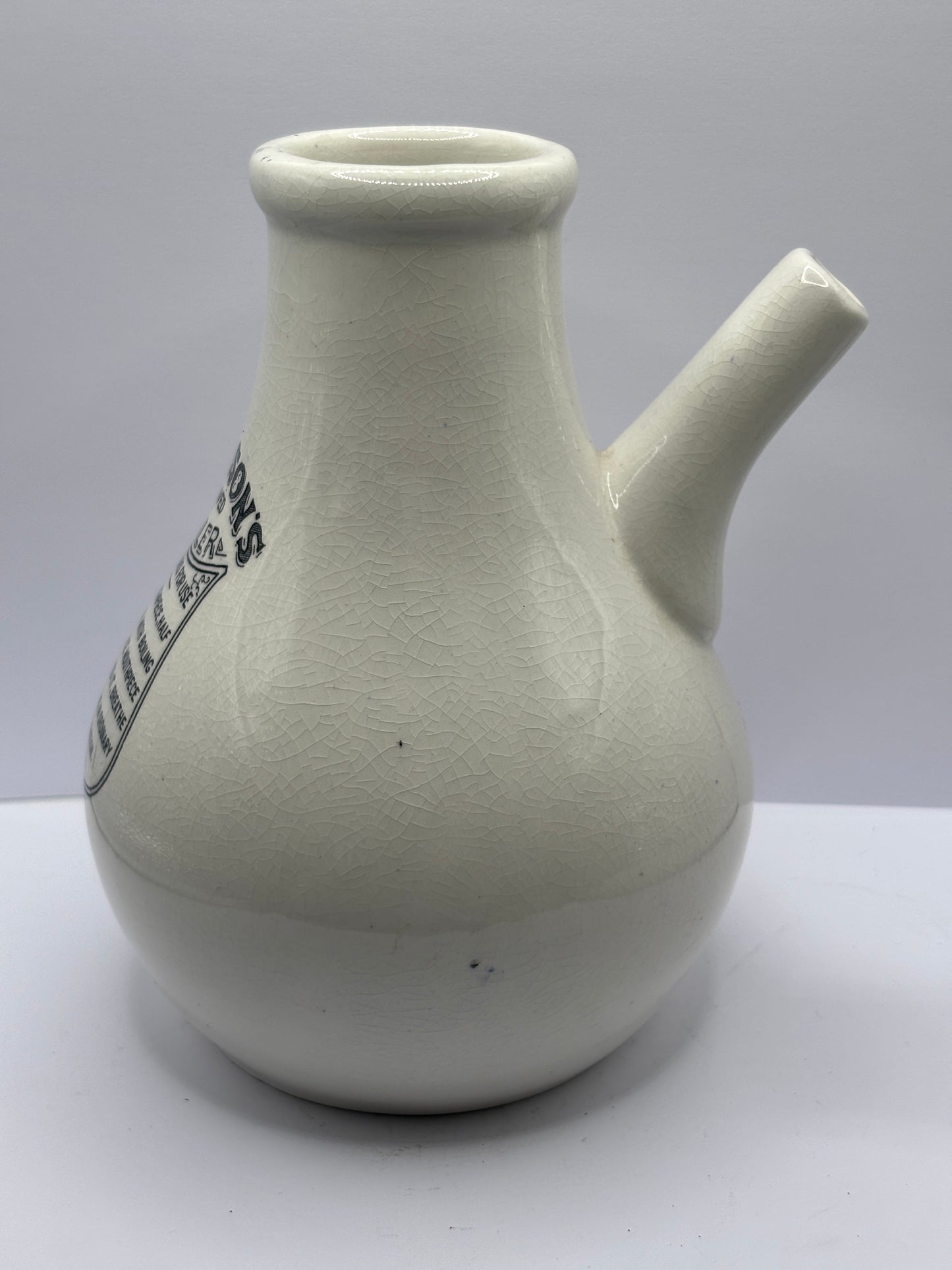 Old Dr Nelsons stoneware inhaler