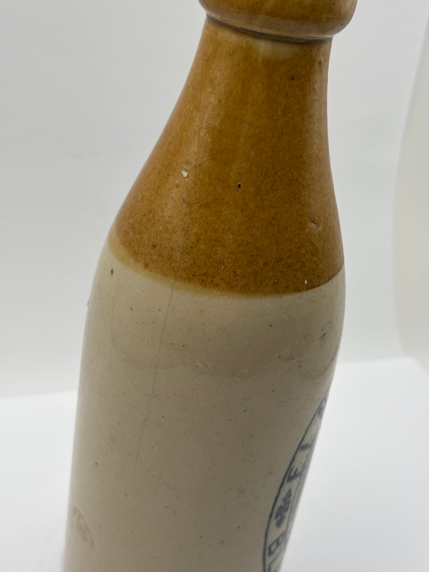 Old Blackpool ginger beer bottle, EL Newsome