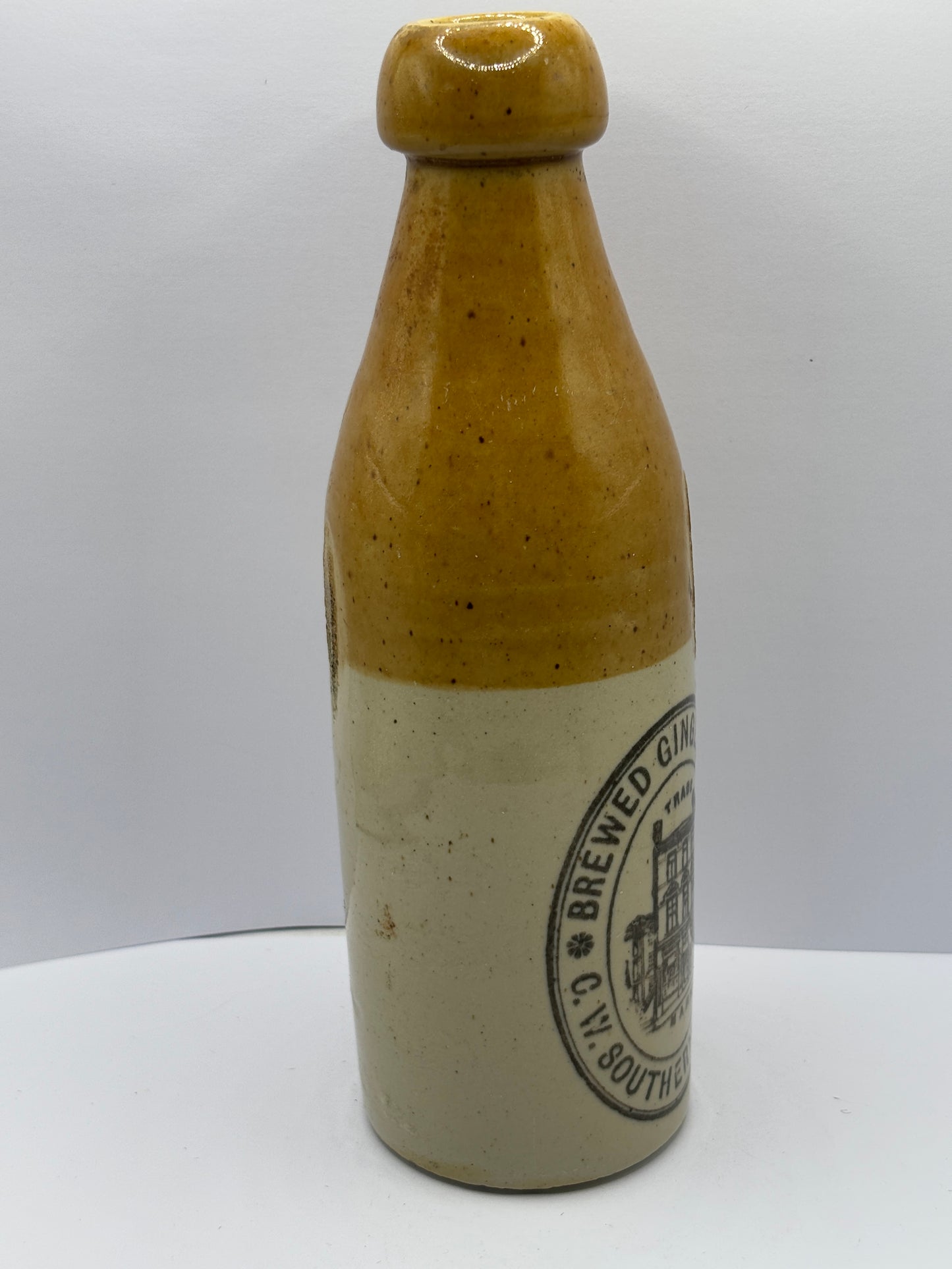Old southern Belper ginger beer bottle
