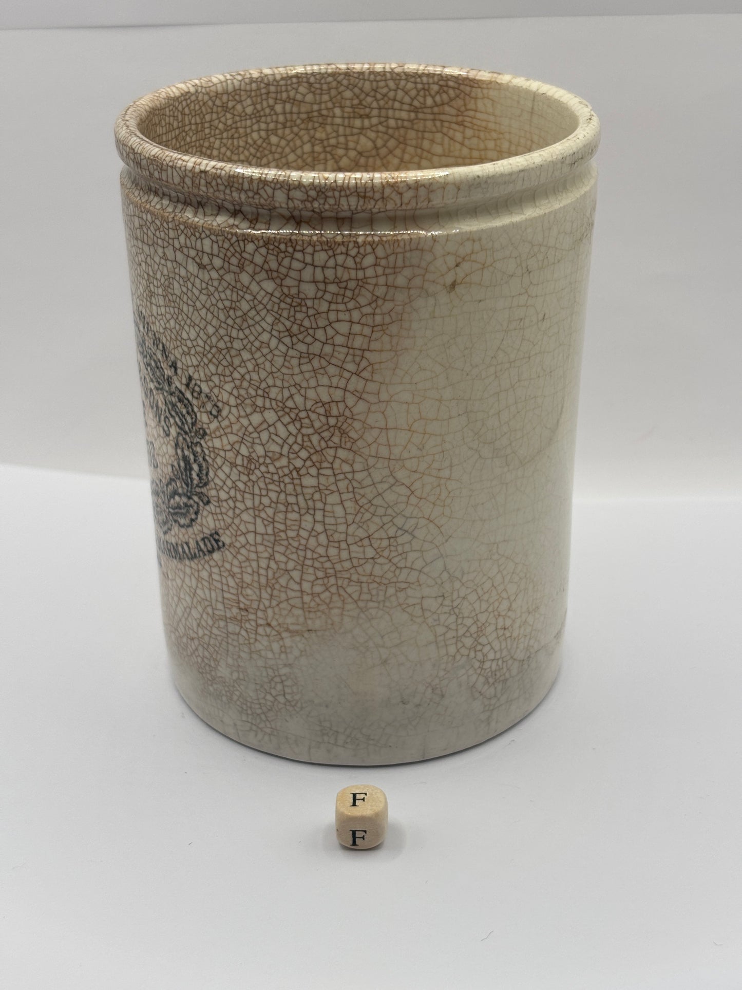 Old 2lb James Keiller Dundee marmalade Jar (F)