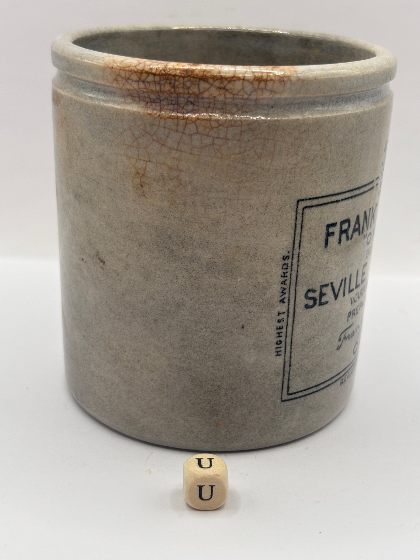 Old 1lb frank coopers marmalade jar (u)