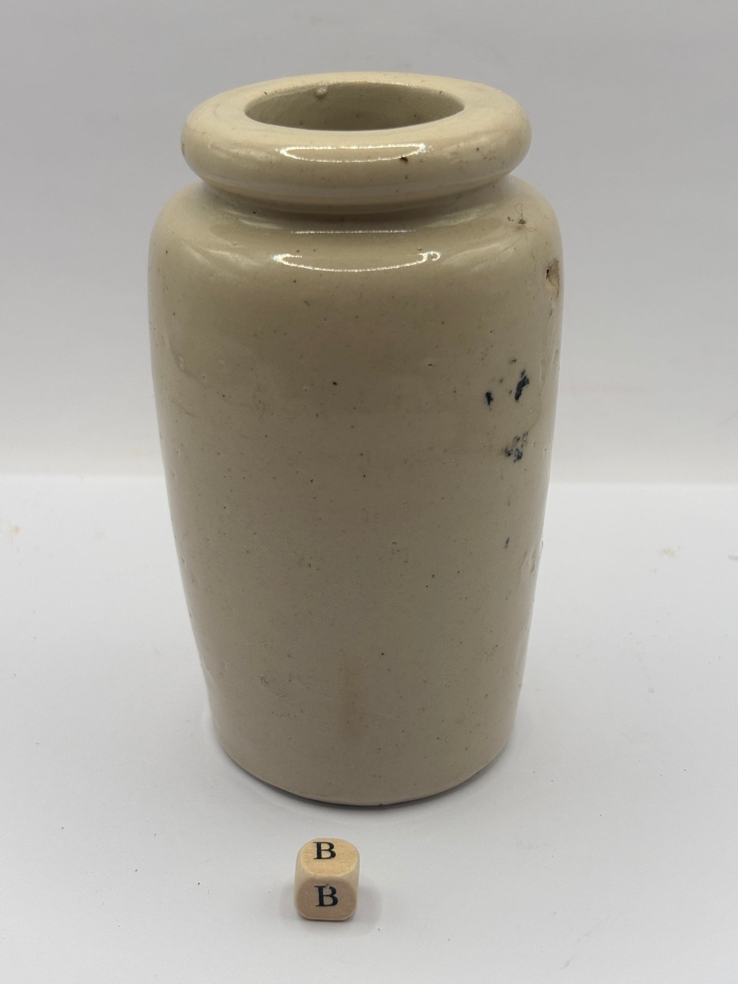 Old advertising cream pot,Dunragit preserved cream (B)