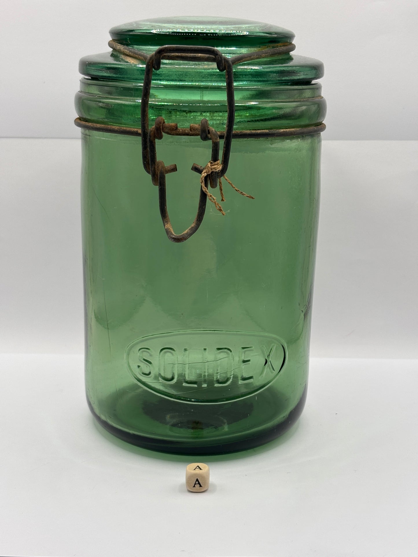 Vintage french canning jar, Solidex (a)
