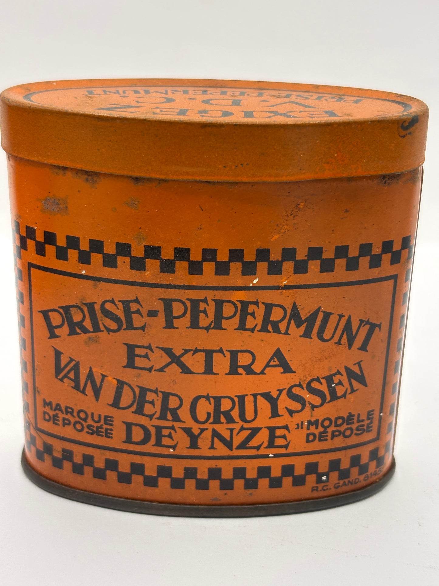 Old french advertising tin, Prise pepermunt