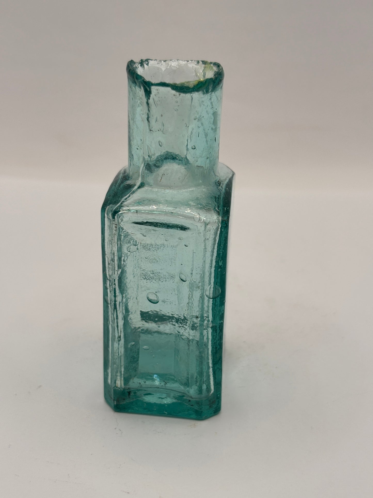 Old advertising inkwell,ink bottle, Lion brand
