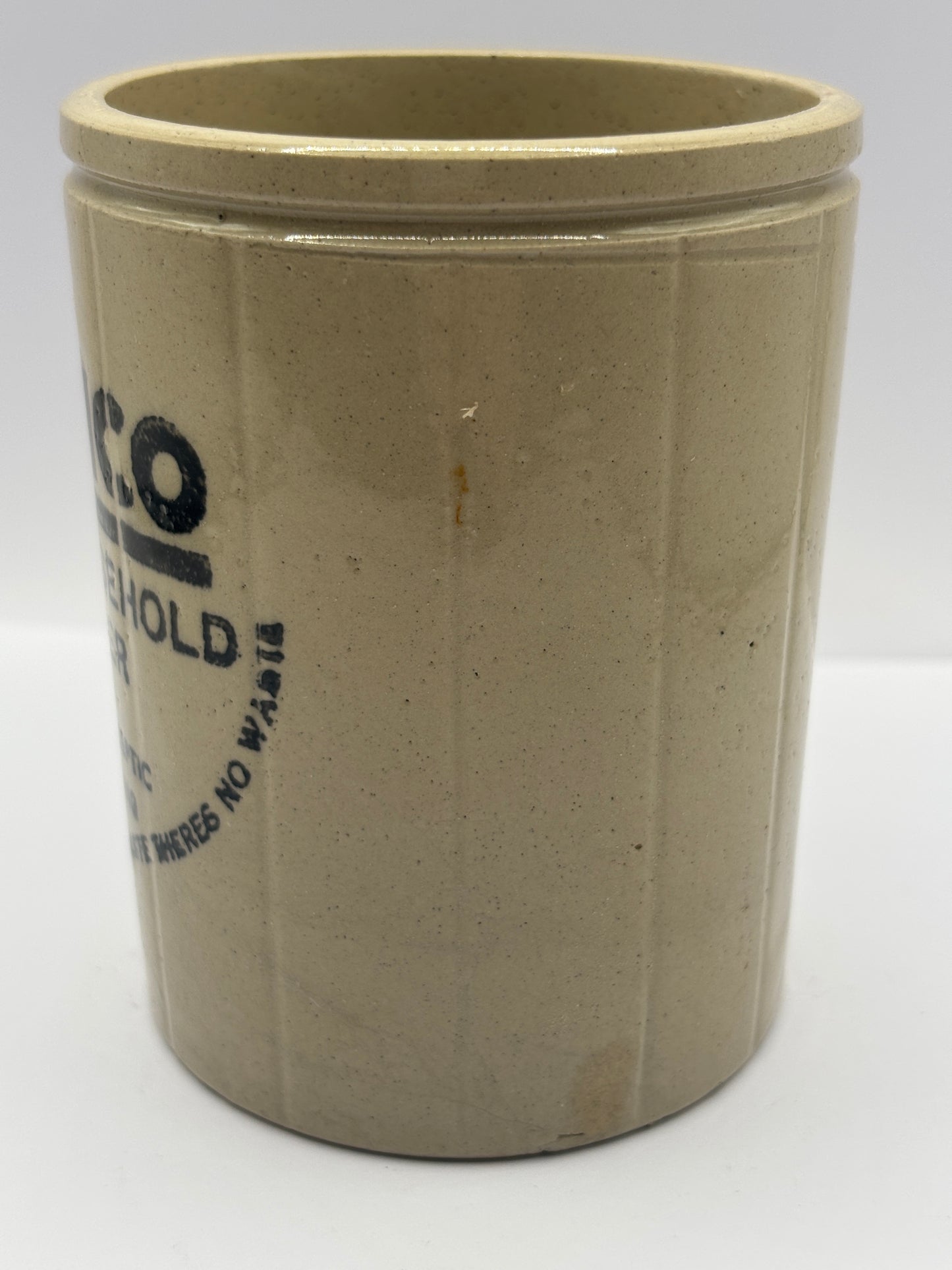 Old advertising jar, Chemico bath & household cleanser