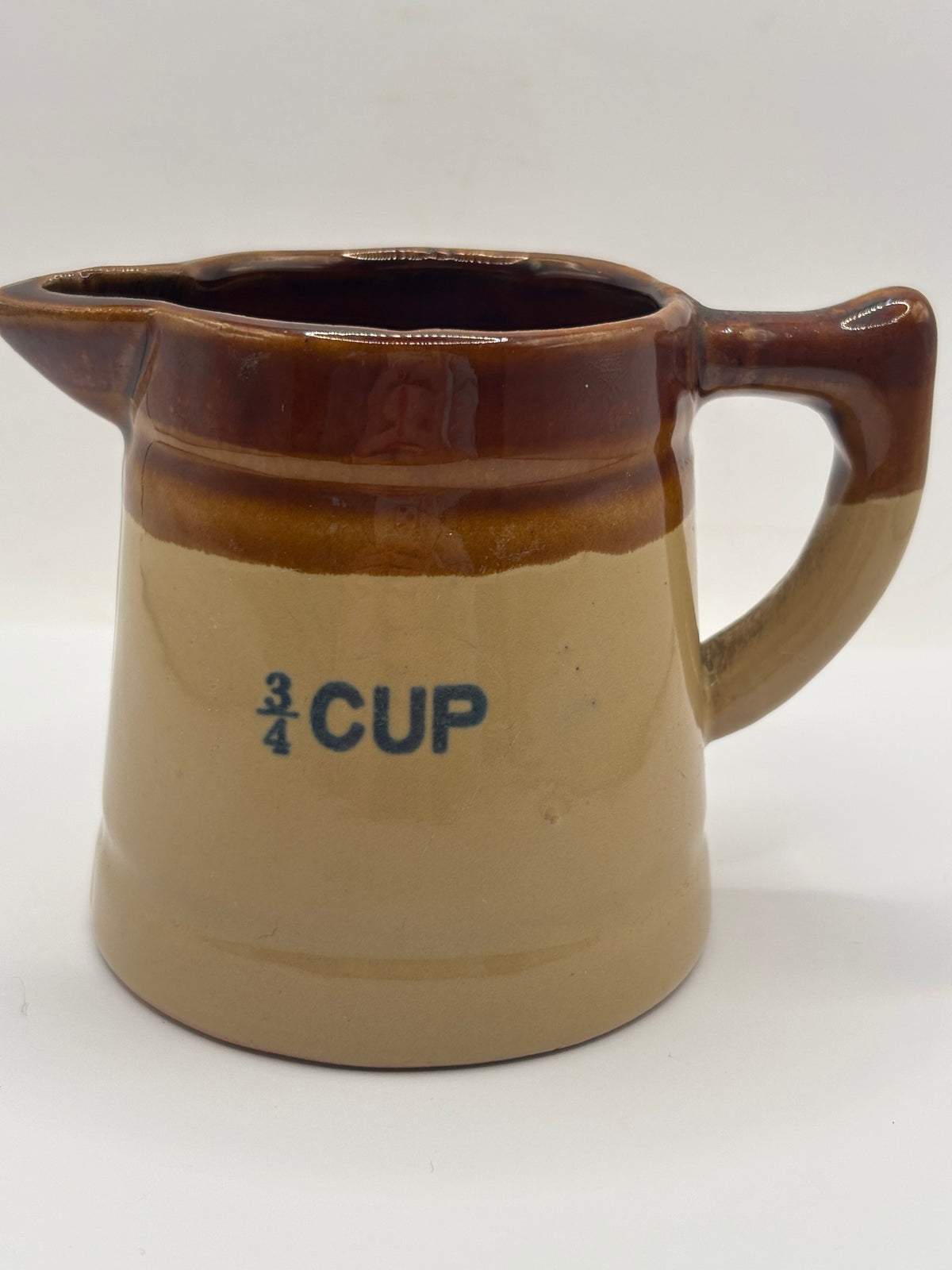 Old stoneware handled jug