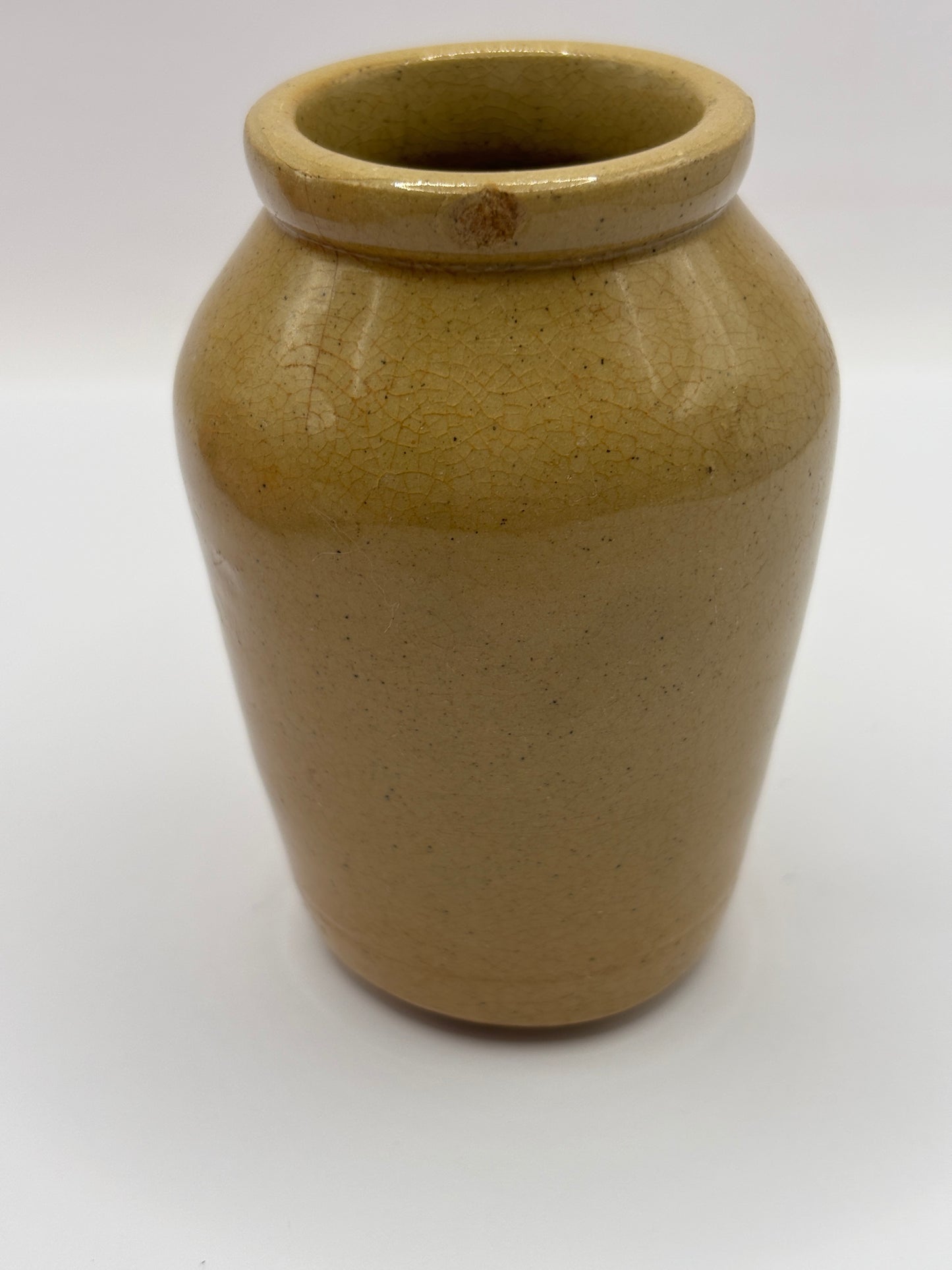 Old plain stoneware cream pot