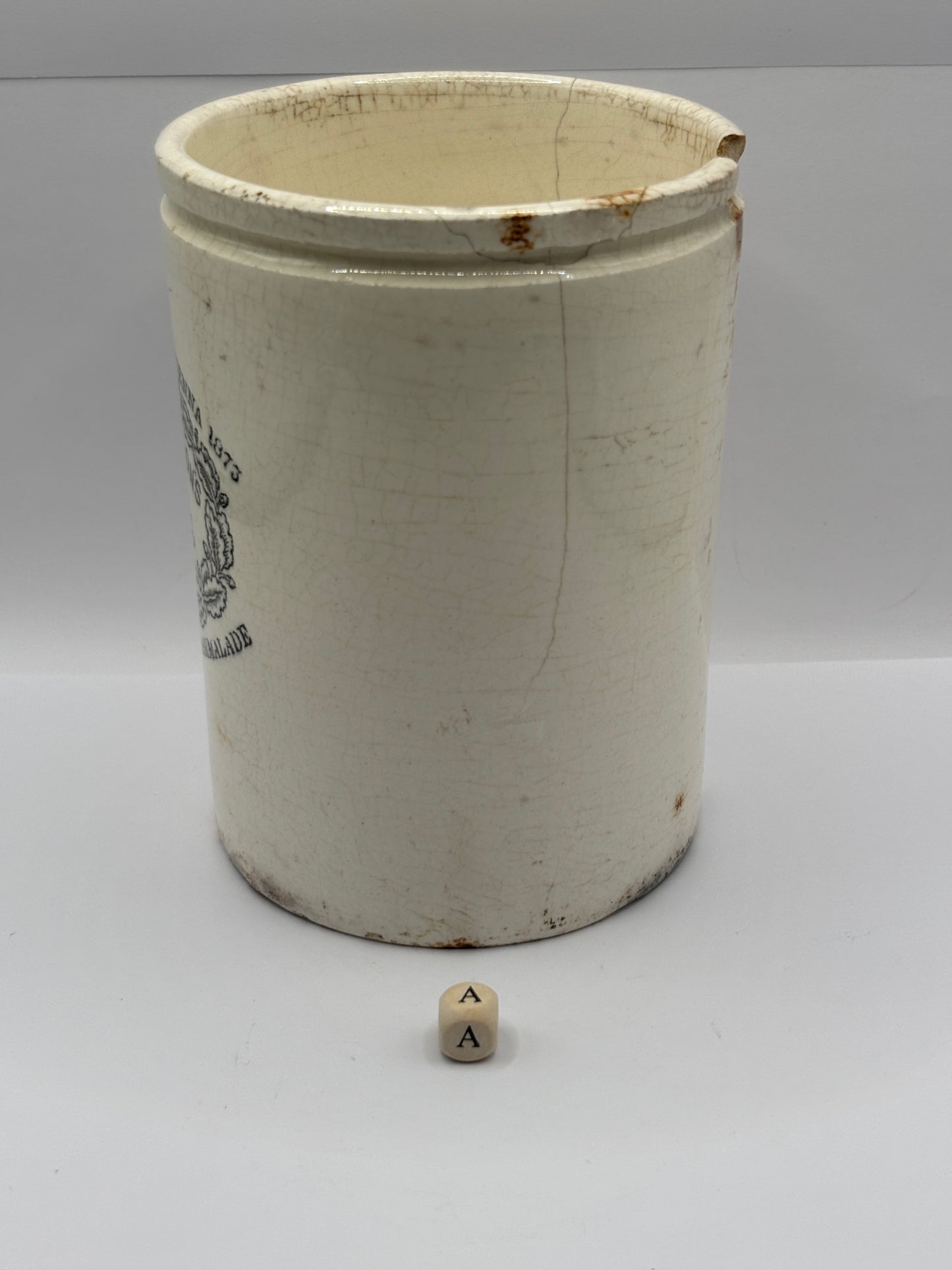 Old 2lb James Keiller dundee marmalade jar (a)