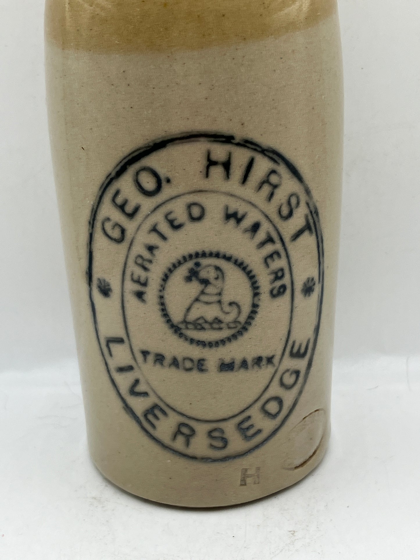 Stoneware ginger beer bottle, Liversedge