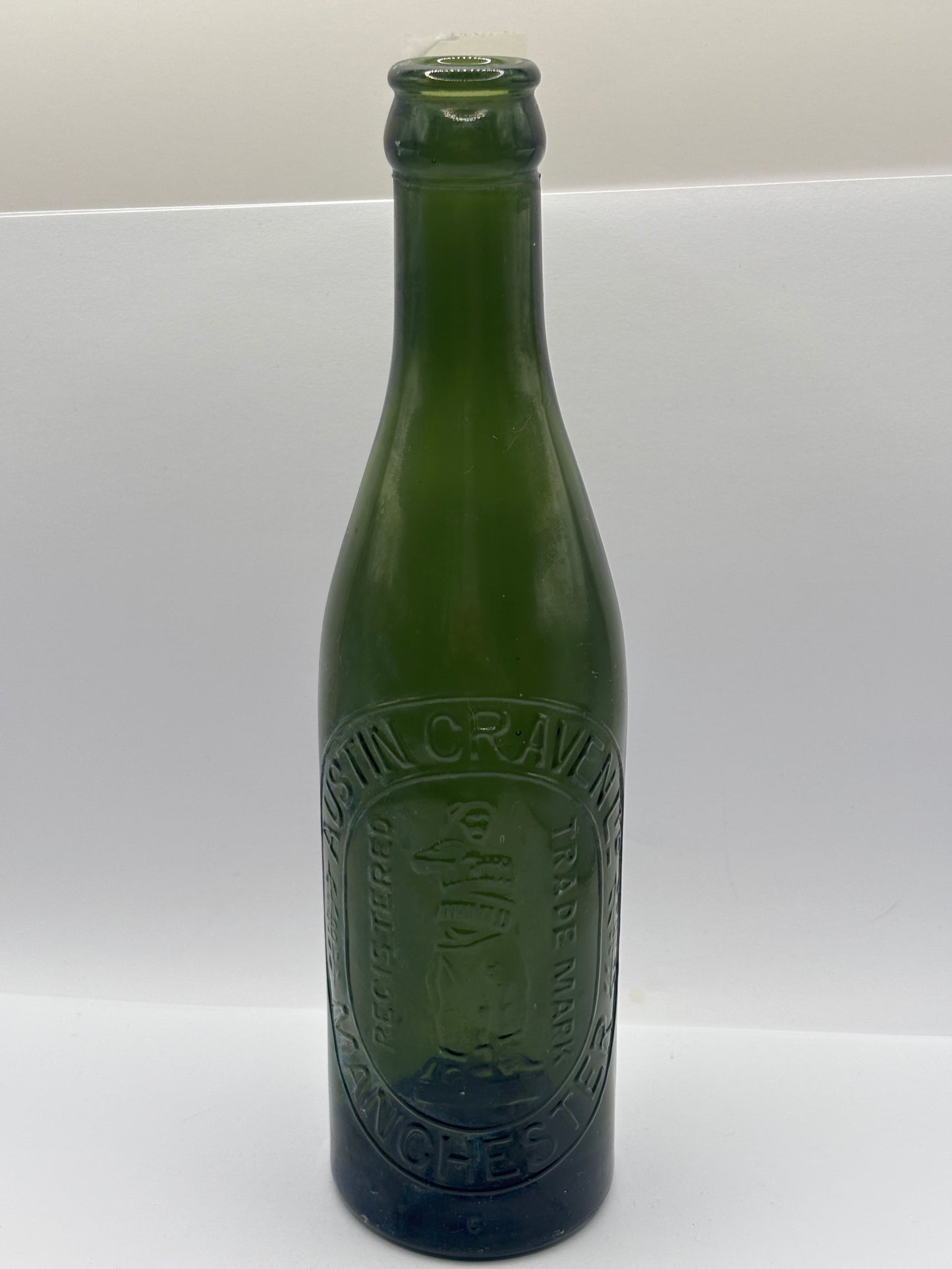 Old Manchester advertising beer bottle, Austin Craven ltd. Manchester