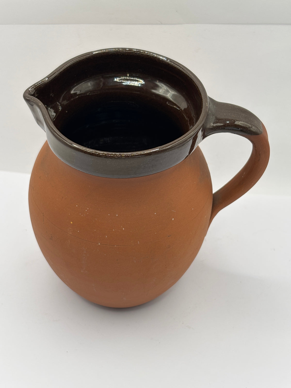 Old stoneware handled jug
