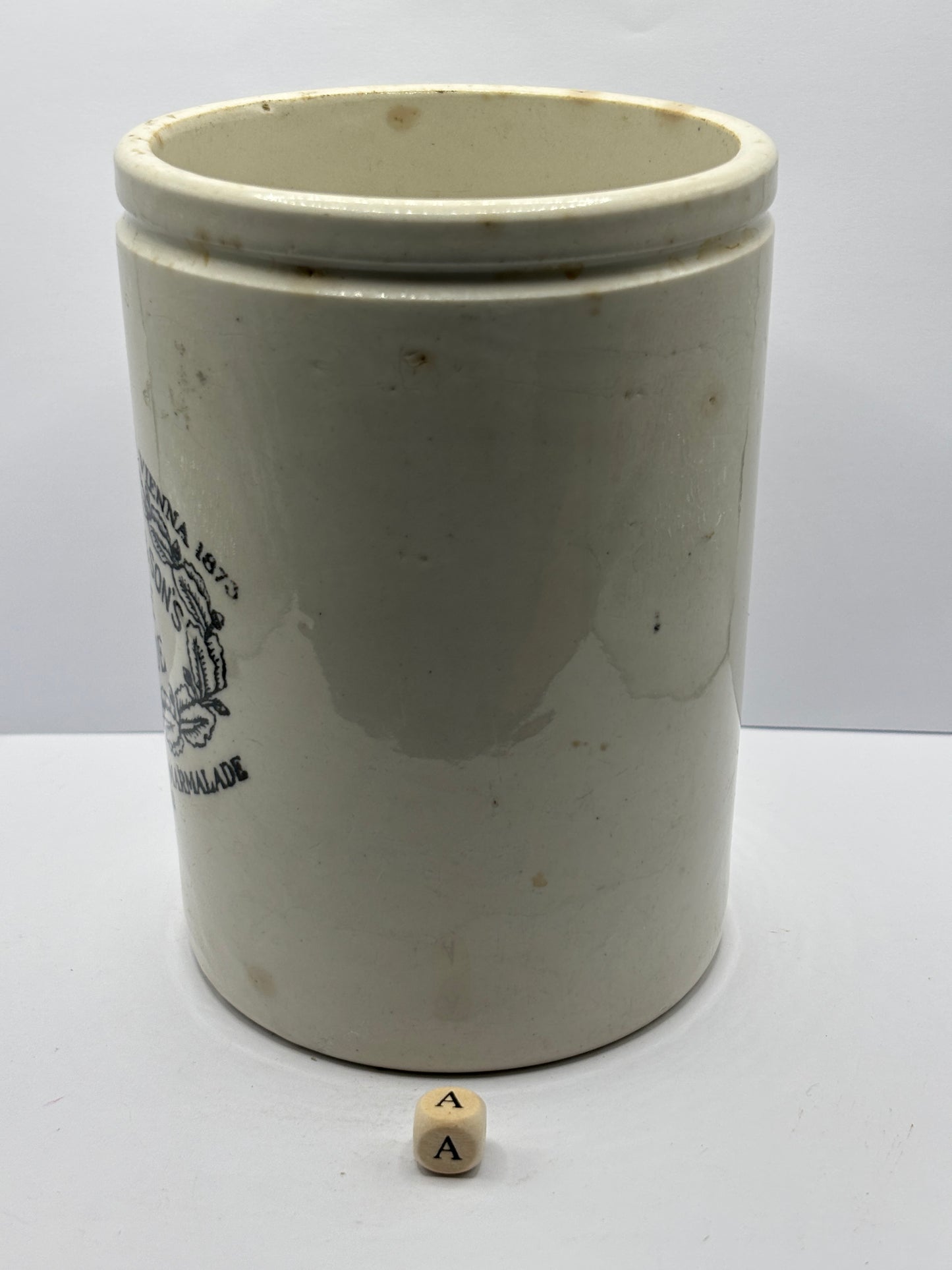 Old 2lb James Keiller Dundee marmalade jar (a)