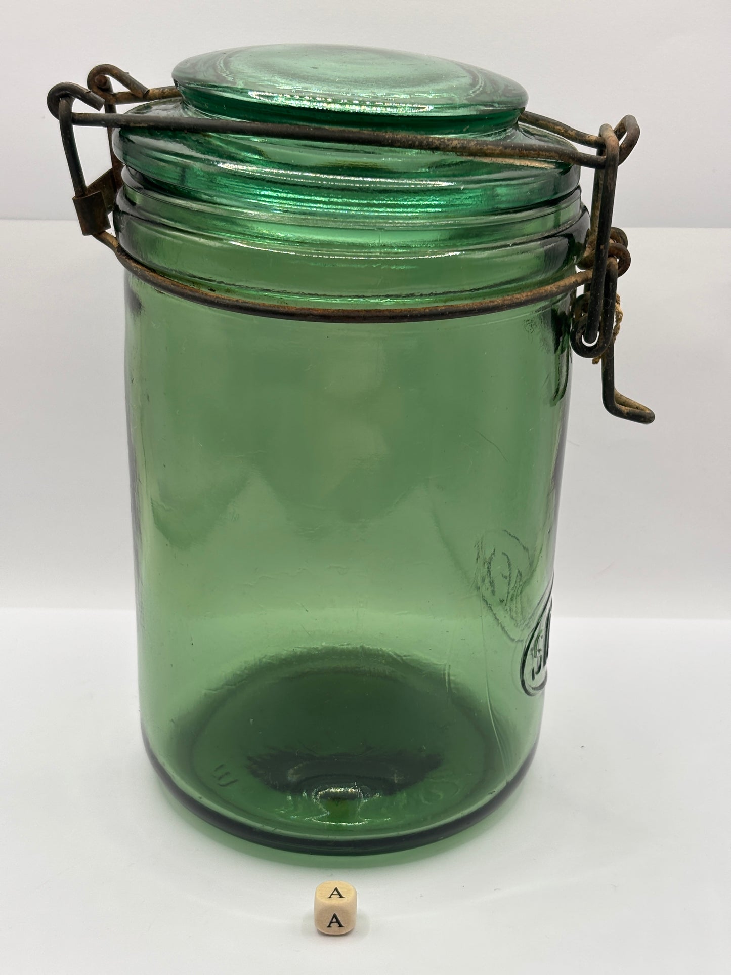 Vintage french canning jar, Solidex (a)