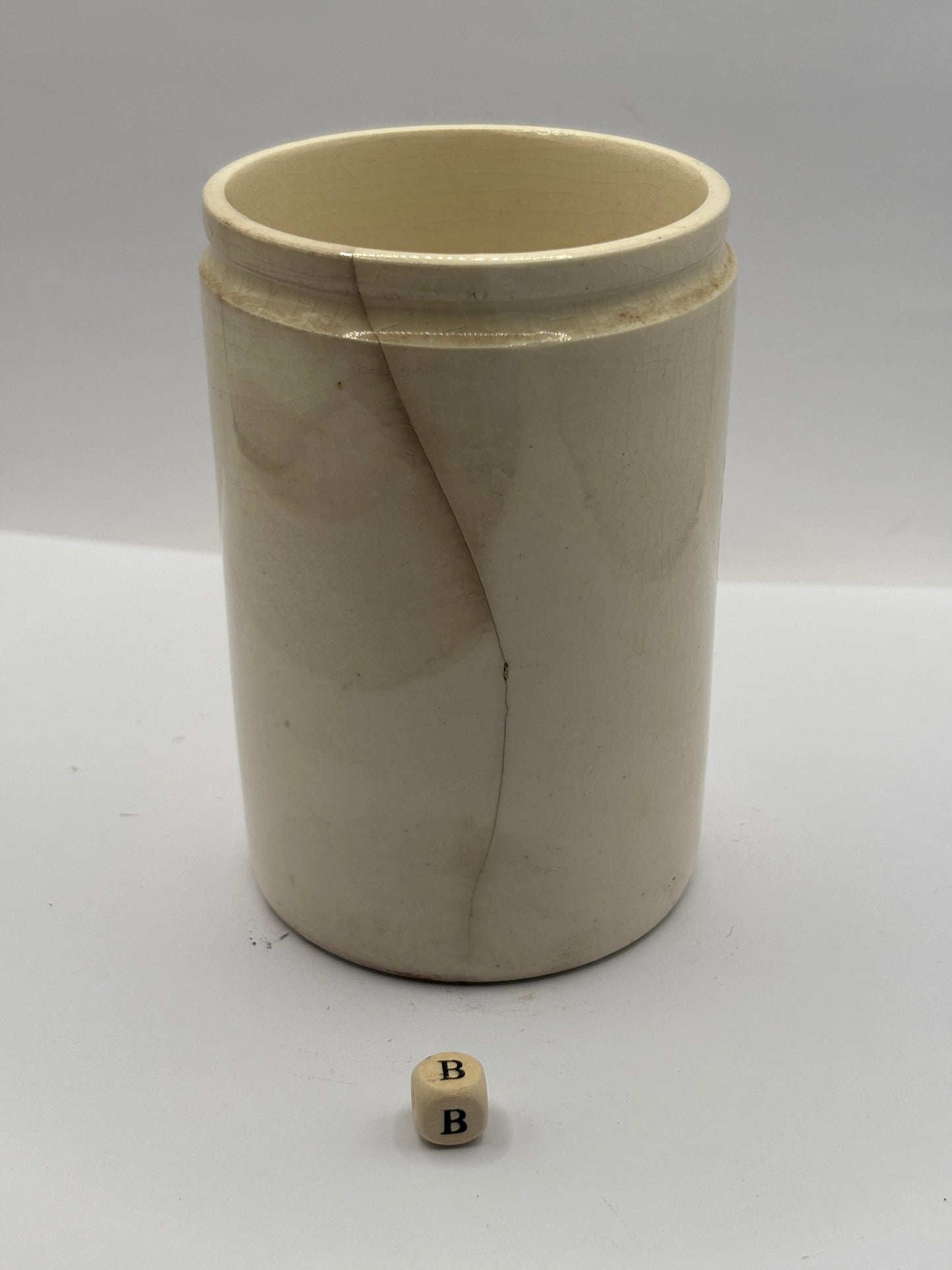 Old 1lb James Keiller Dundee marmalade Jar (B) Damaged