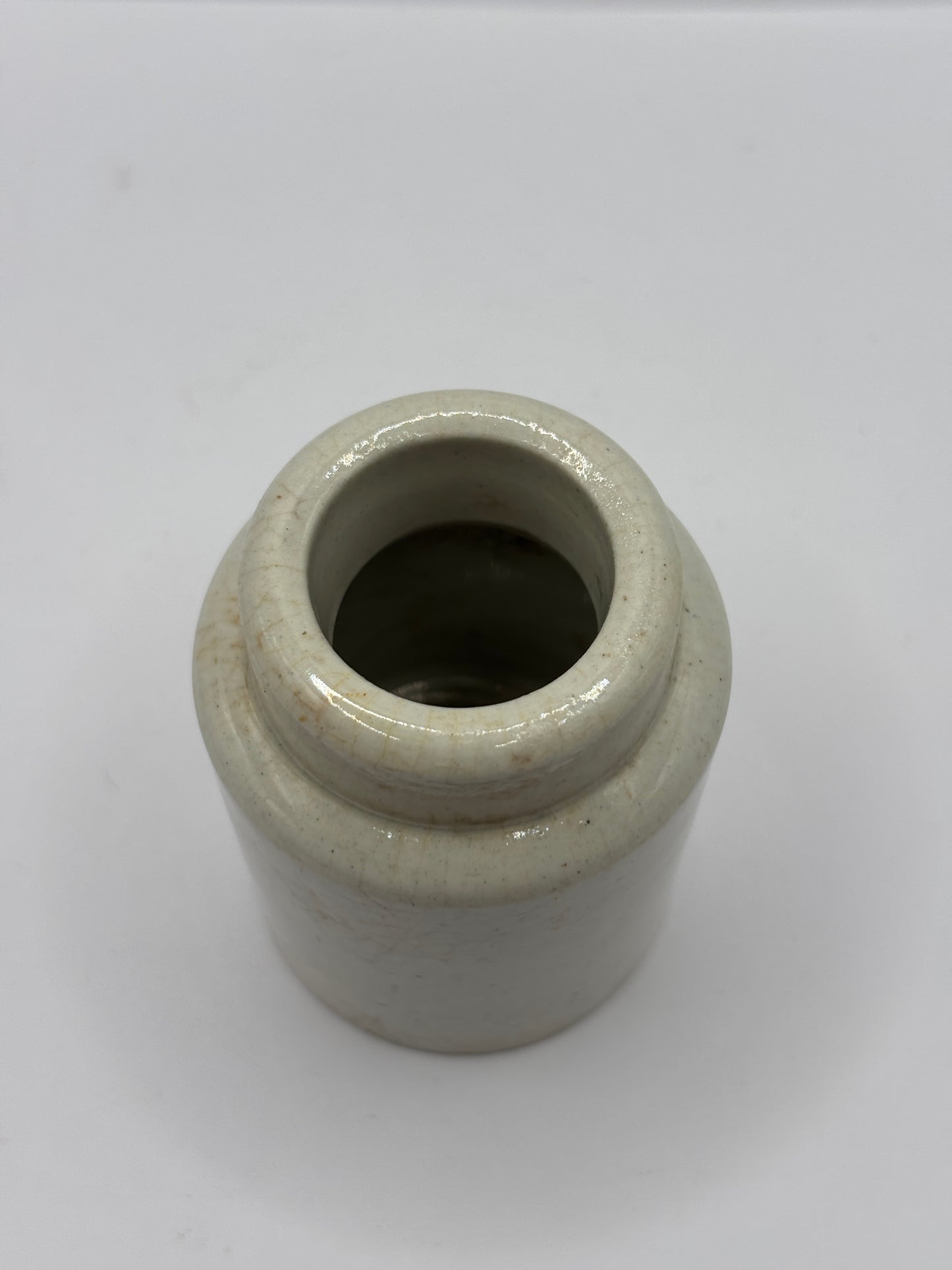 Old stoneware stoneware jar