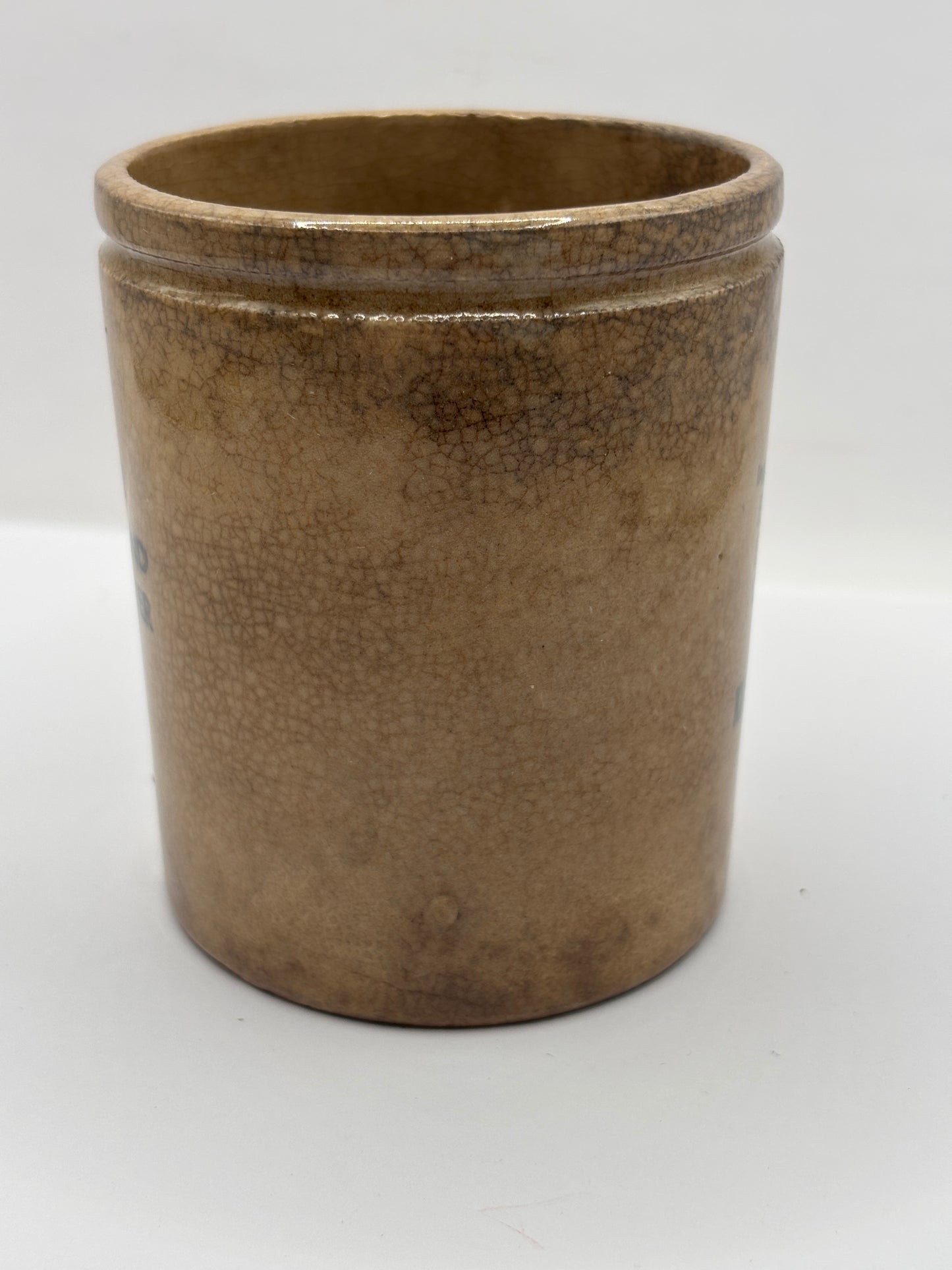 Old advertising jar, Cumberland rum butter.