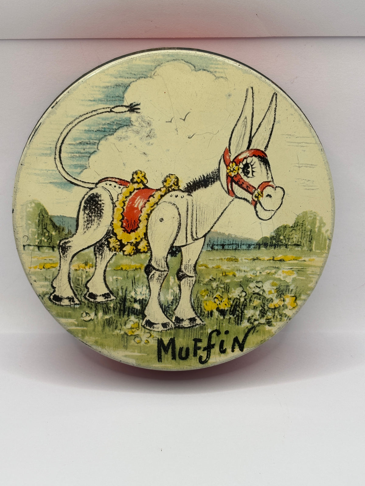 Old advertising tin, Palmers biscuits