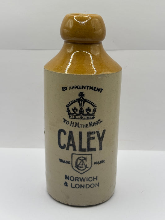 Old stoneware ginger beer bottle, Caley