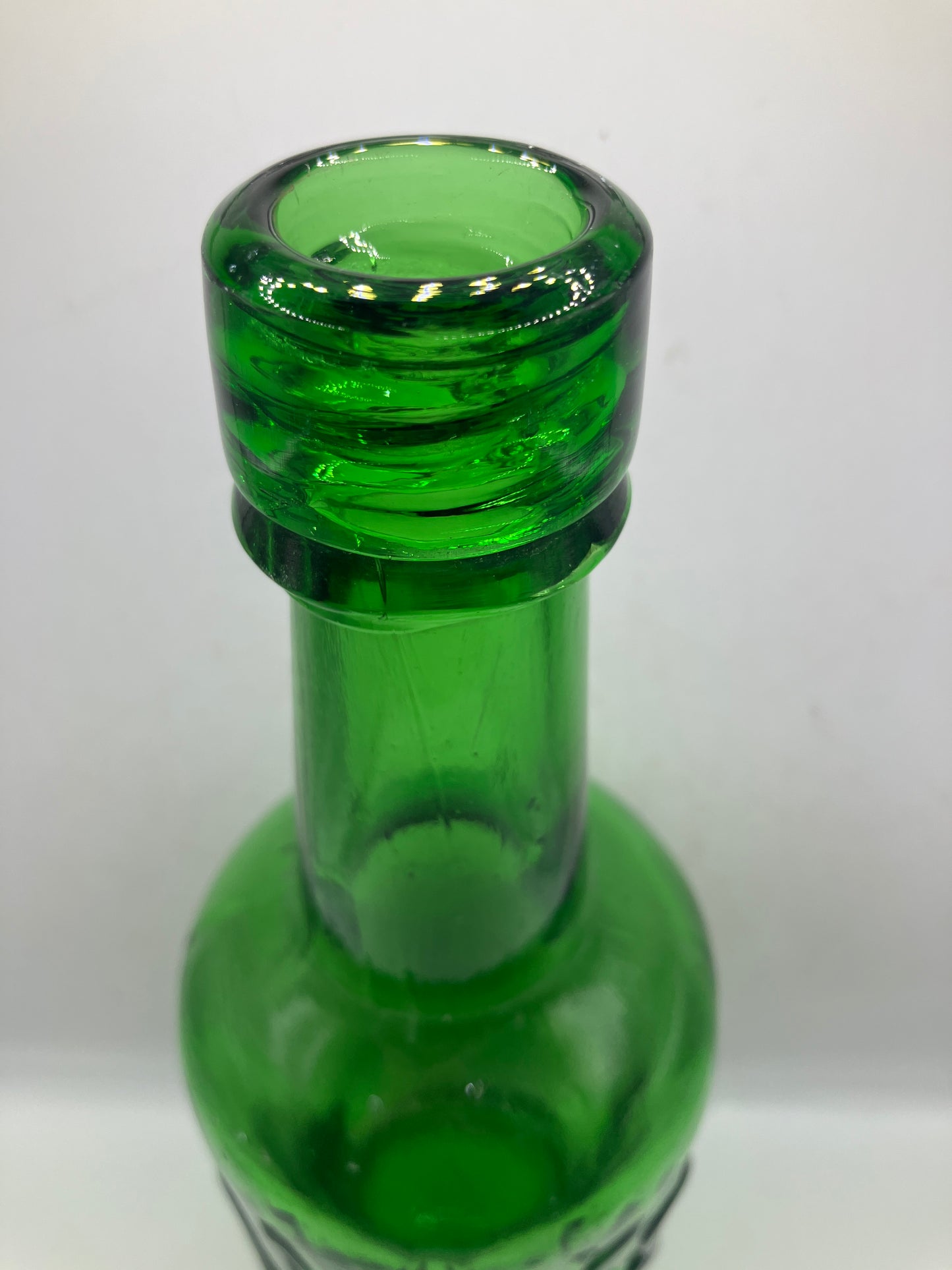 Vaux’s green glass beer bottle