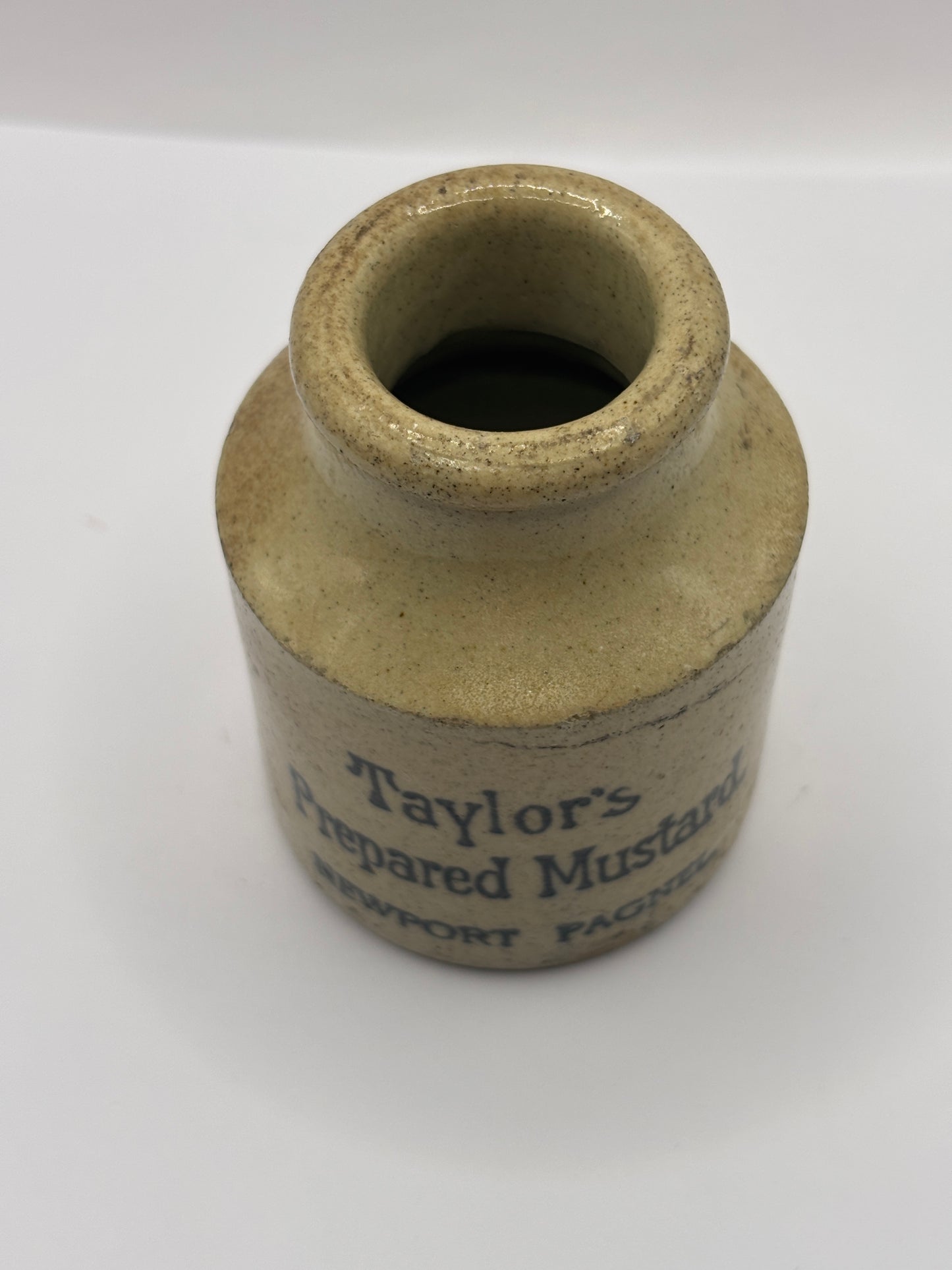 Old advertising jar, Taylors prepared mustard