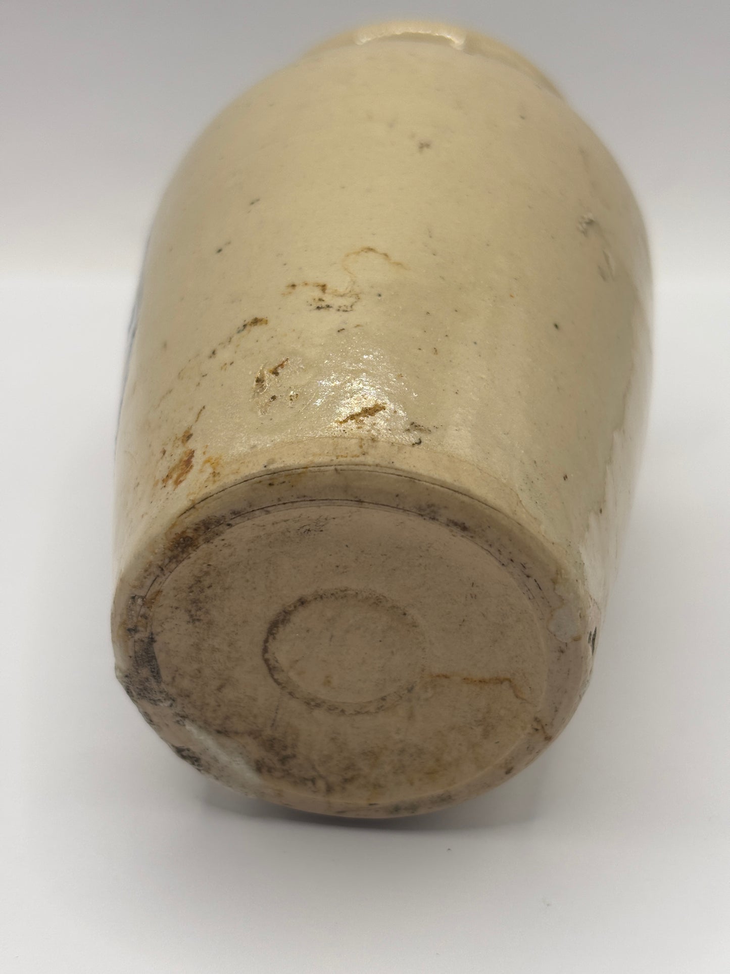Old advertising cream pot, Carricks Cumberland dairy. Pure thick cream