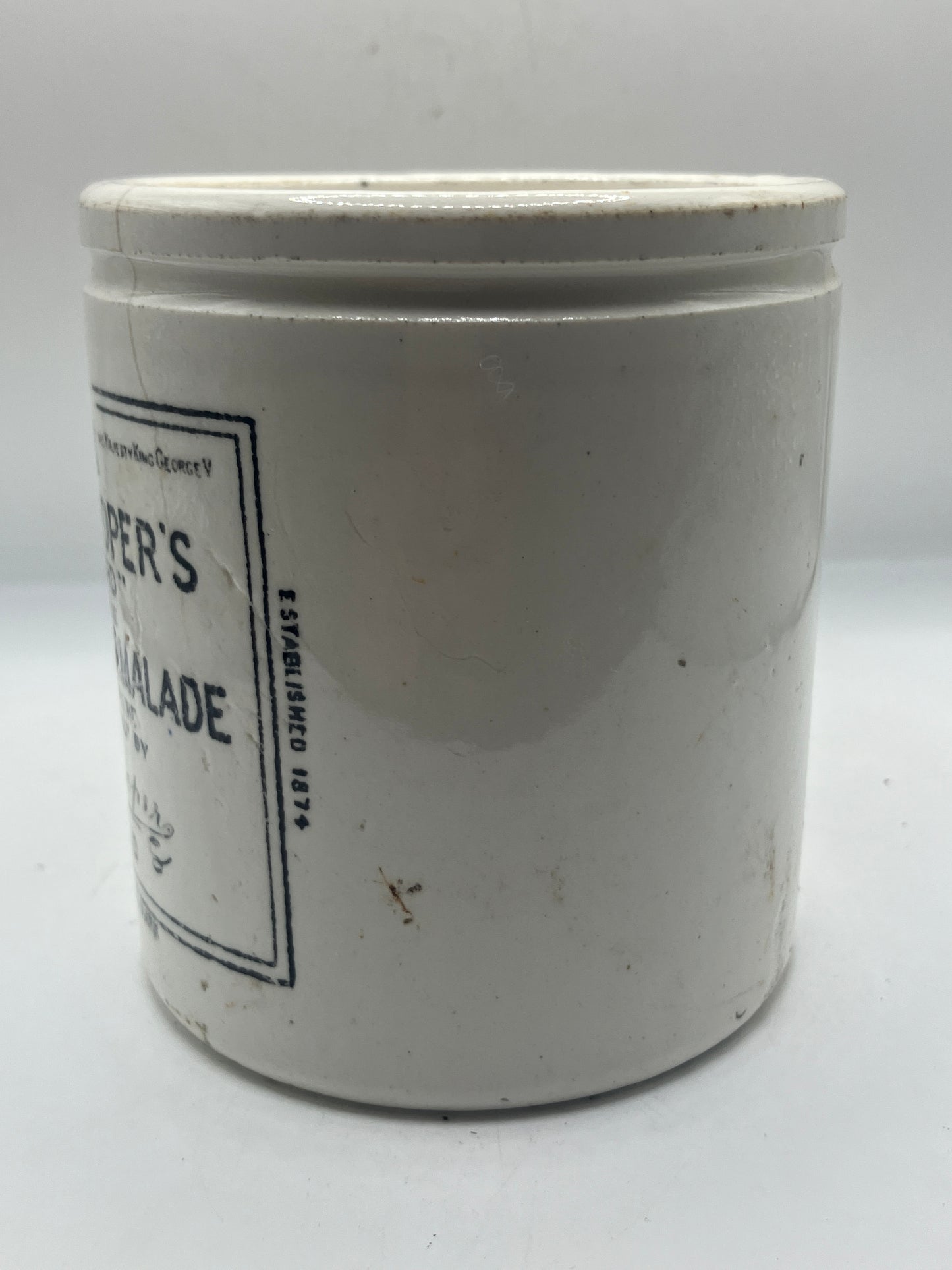 Frank coopers 1lb advertising jar (e)