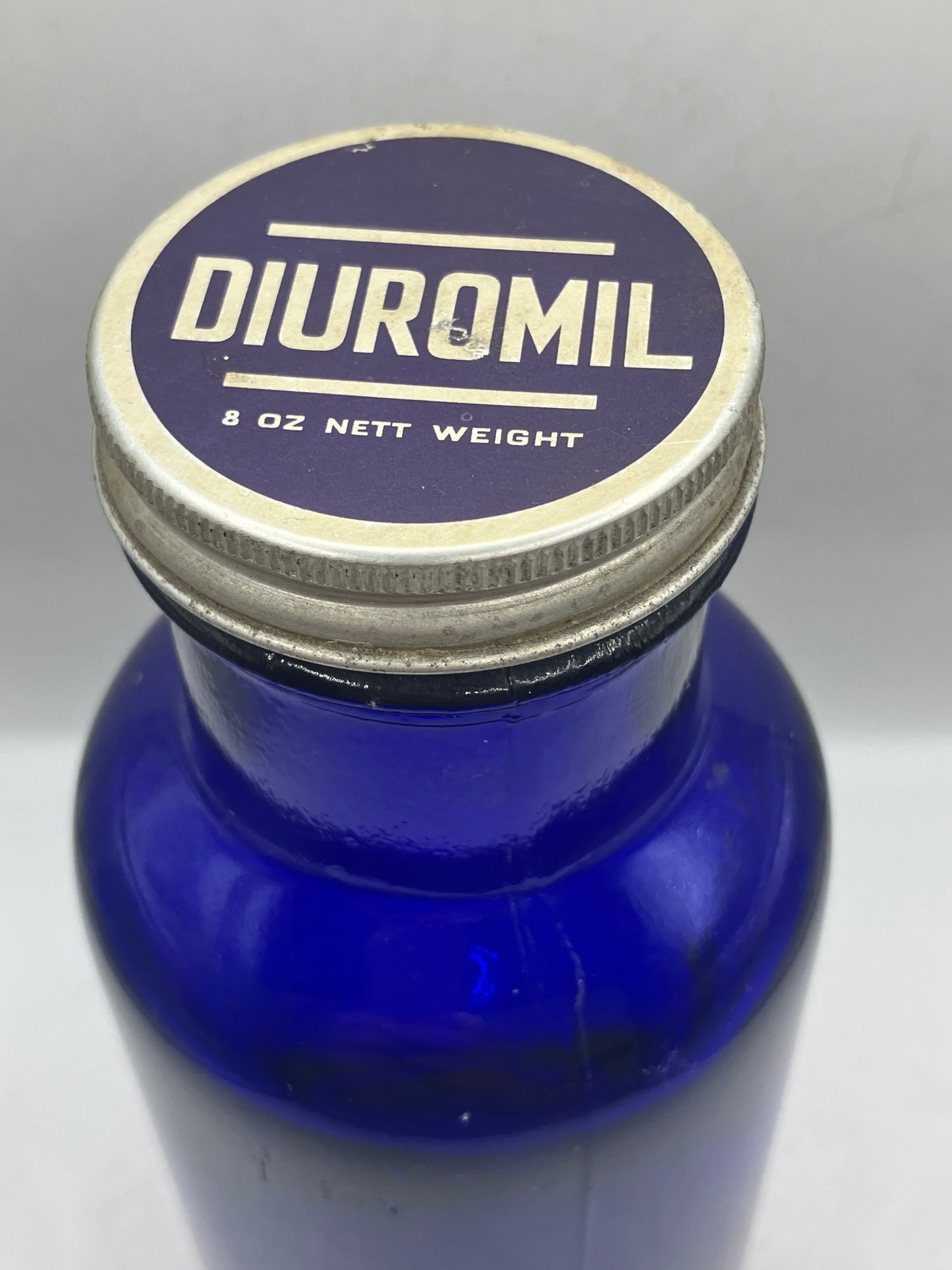 Diuromil blue bottle with original lid