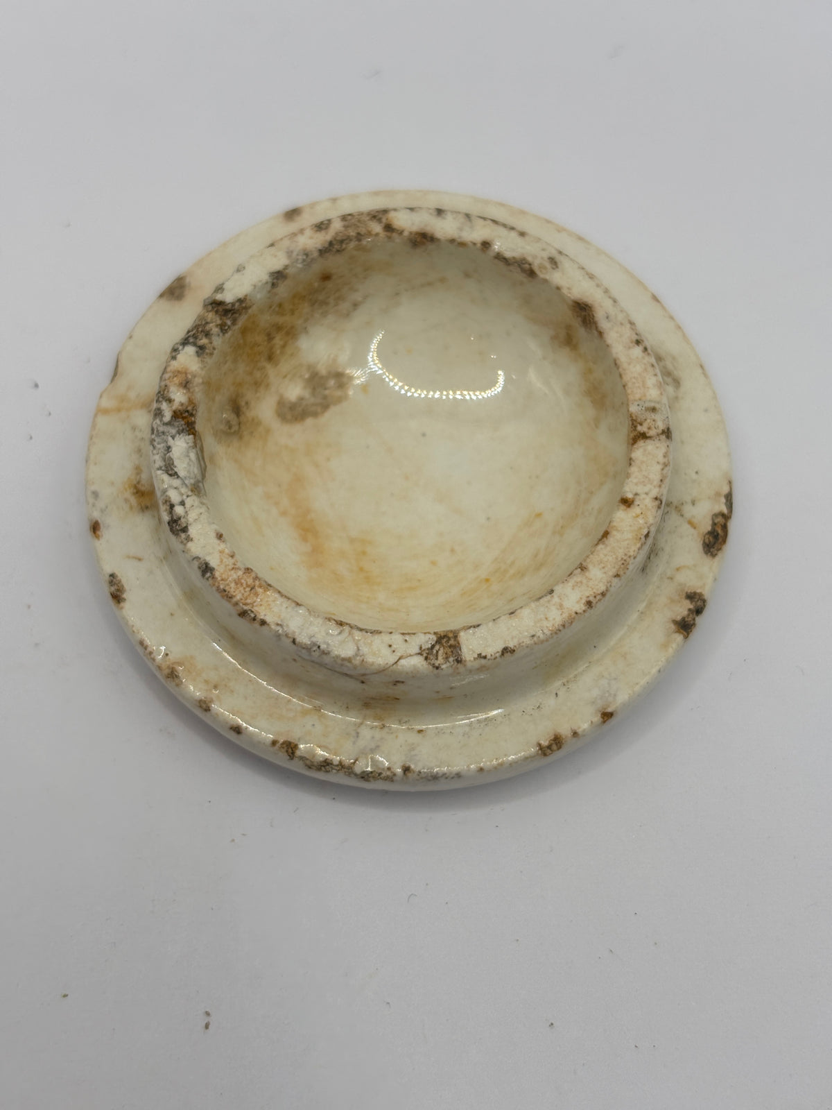 Old mini advertising lid, Boots cash chemists