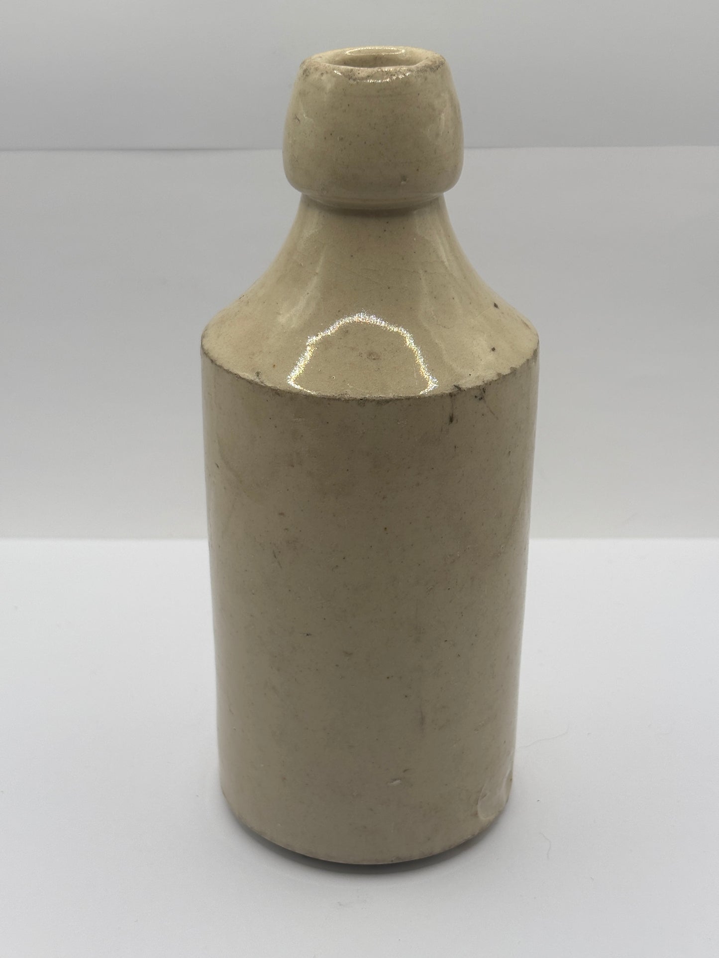 Old stoneware ginger beer bottle, New black lion brewery Co. Aberdare