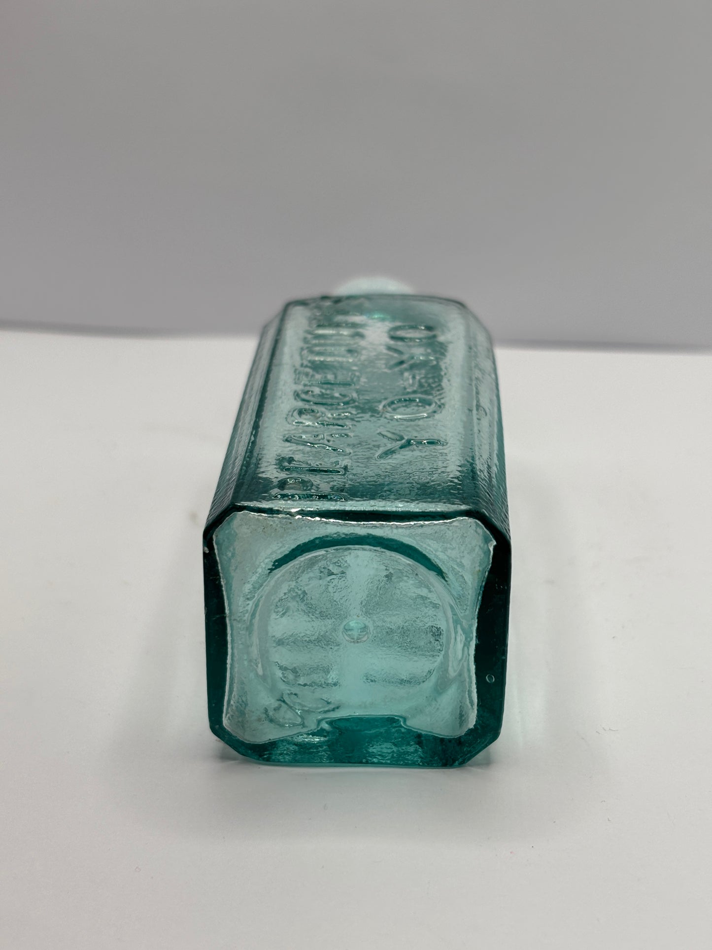 Old fruit crystals advertising bottle