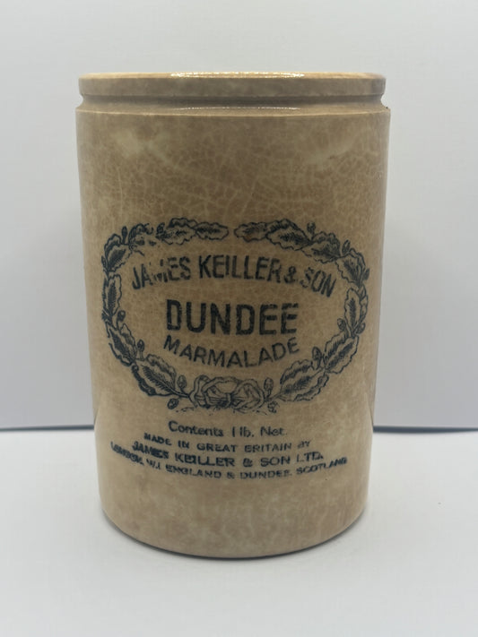 1lb James Keiller Dundee marmalade, stained & crazed