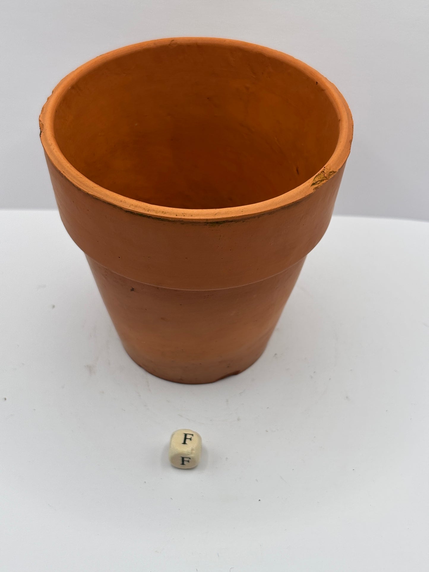 Old terracotta plant pot (F)