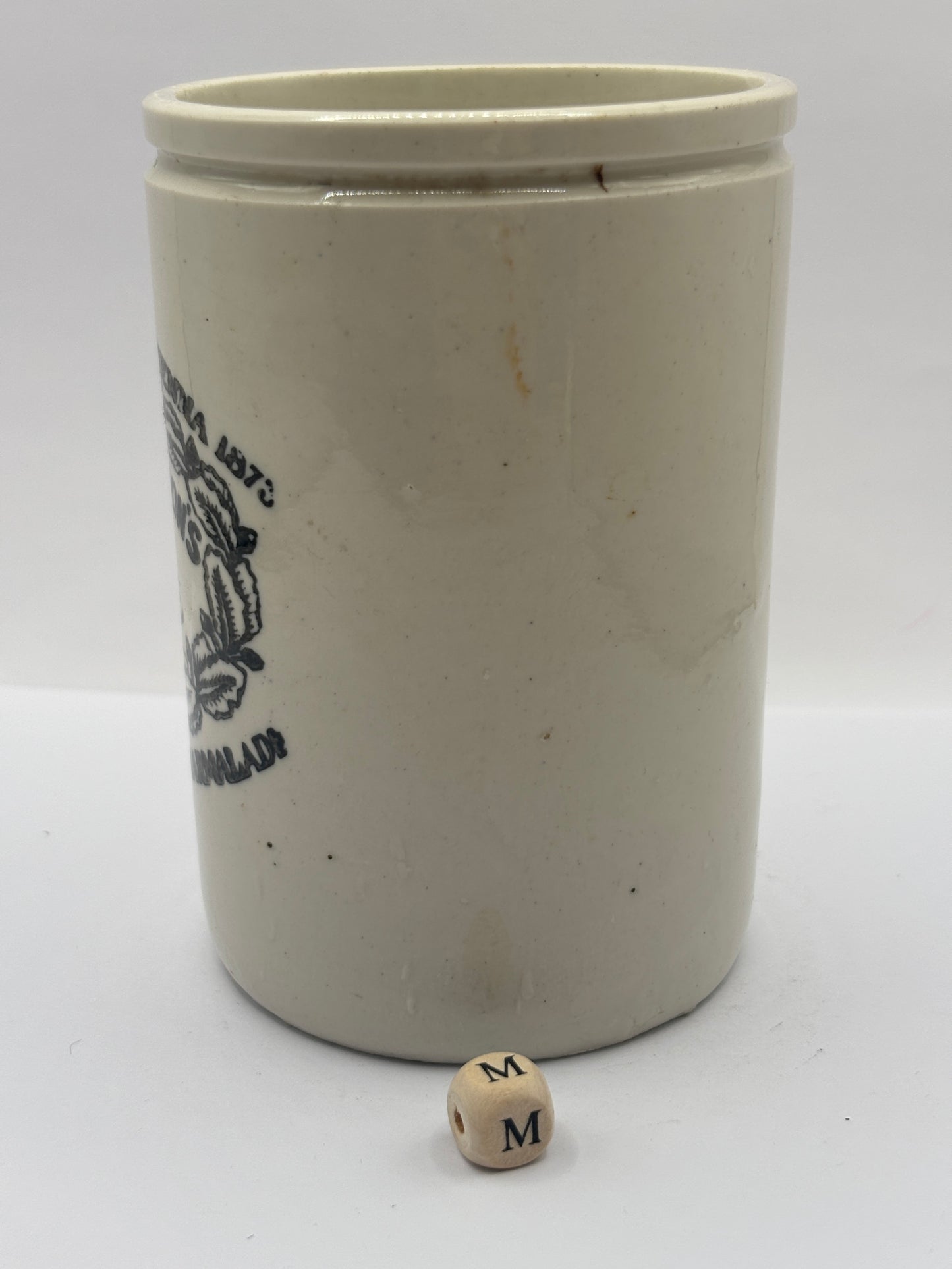 Old 1lb James Keiller Dundee marmalade Jar (m)