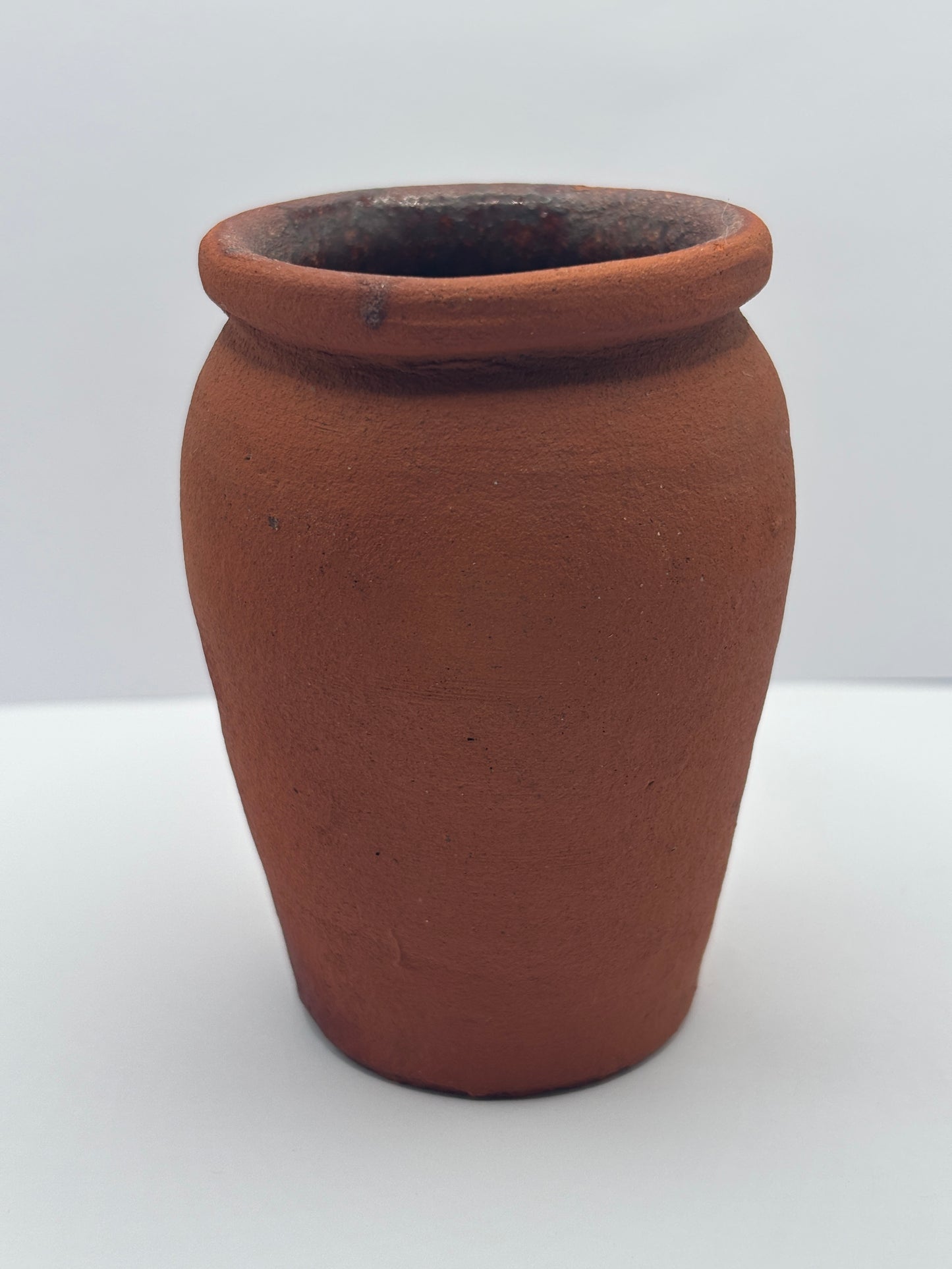Old terracotta plant pot
